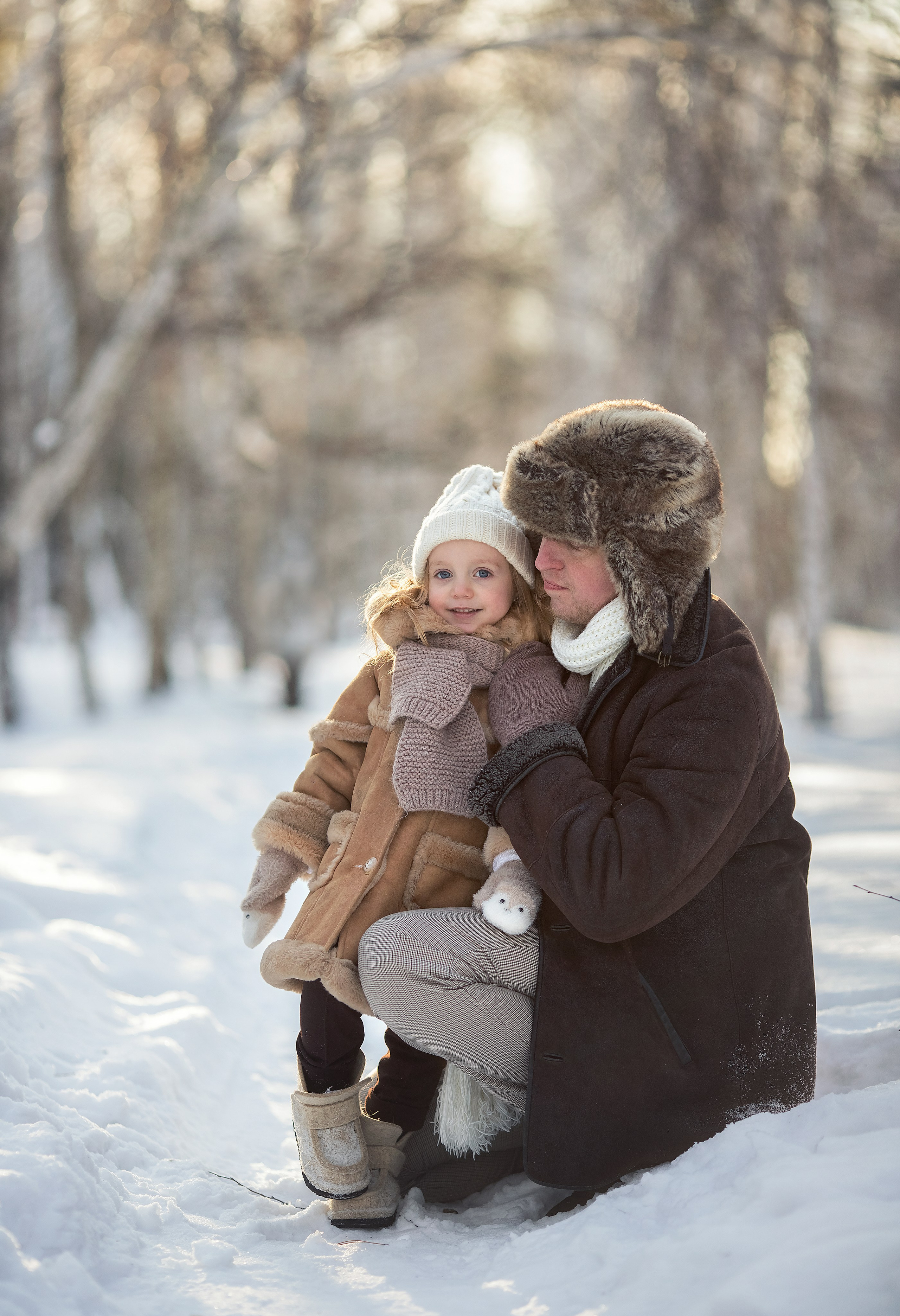Воркшоп «В зимнем лесу». Семейный и детский фотограф в Саратове Полина Коткина