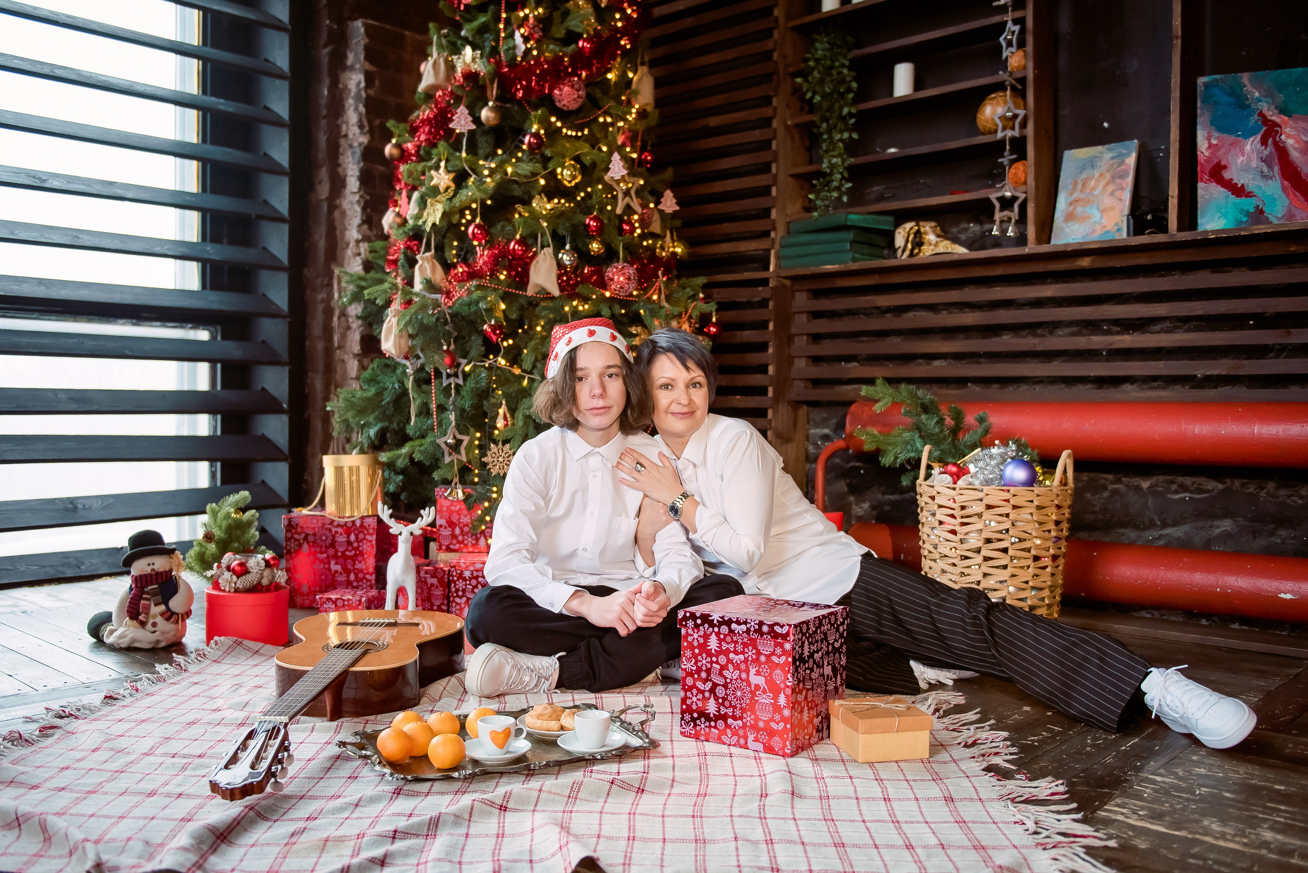Семейная фотосессия в Wood-studio. Свадебный и семейный фотограф в Москве Юлия Винник