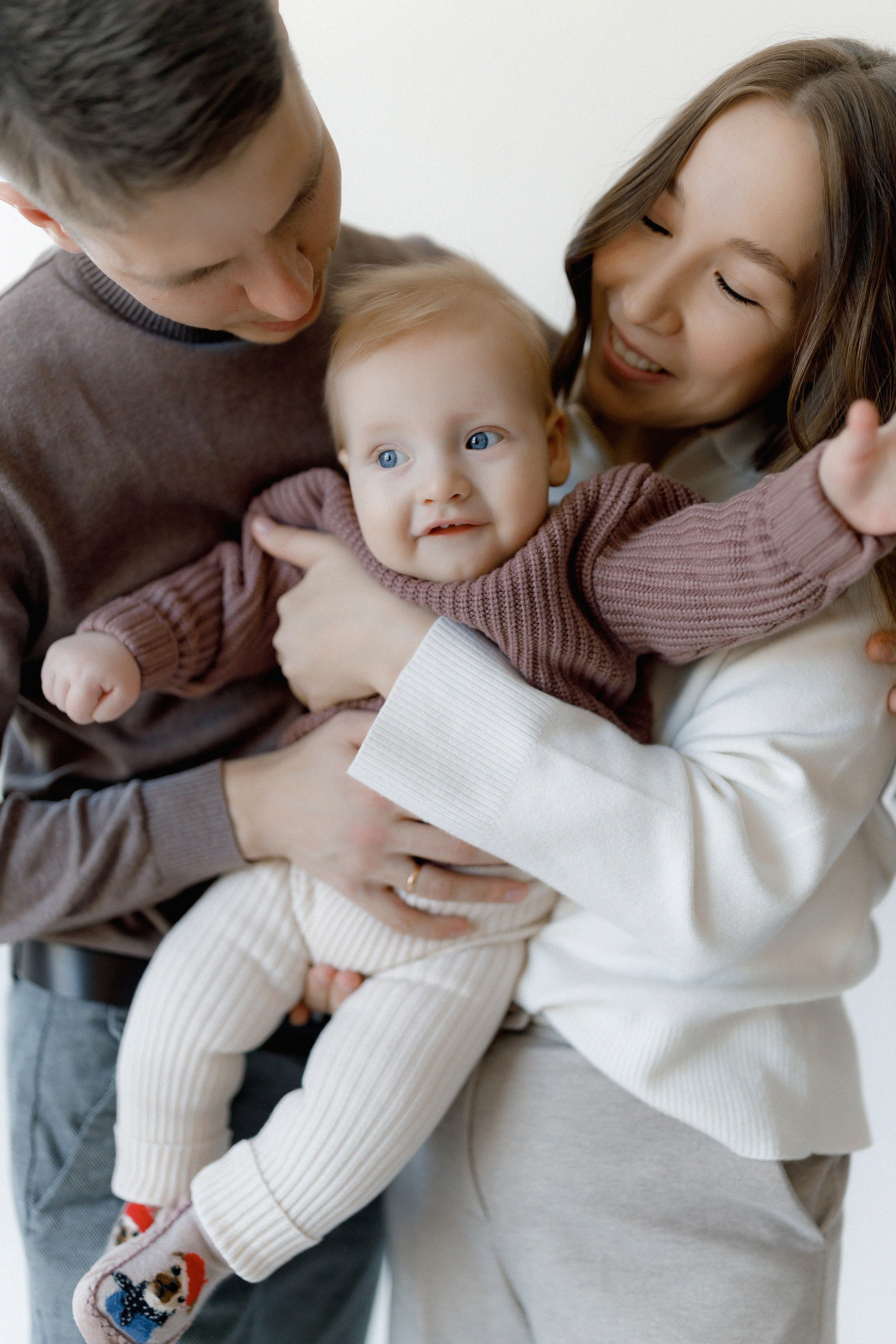 Таня  Ильнур и их маленький босс Тимур. Свадебный и семейный фотограф в Казани и Волжске