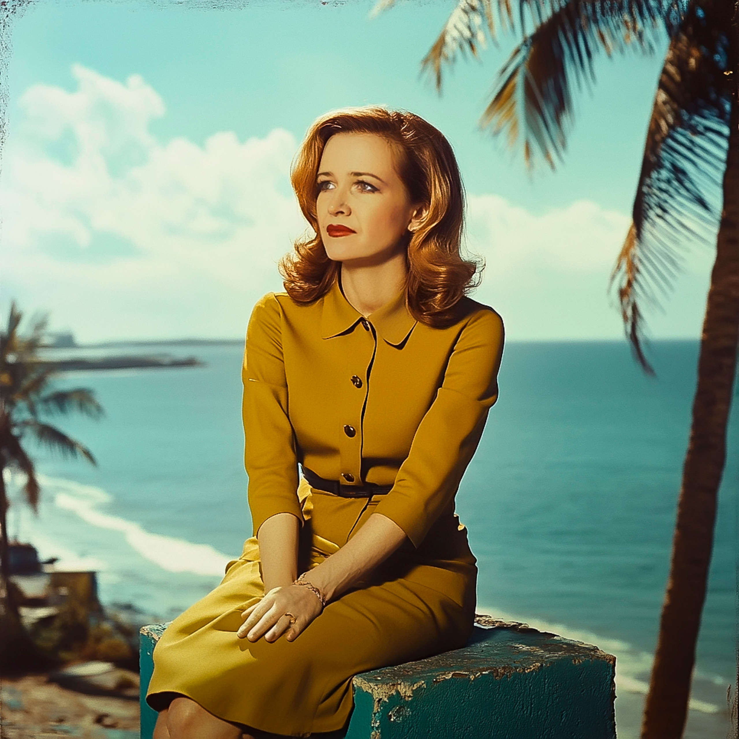 Нейрофотосессия для Екатерины. Девушка и пальмы. ФотоХудожник Харитонова Ирина г. Санкт-Петербург