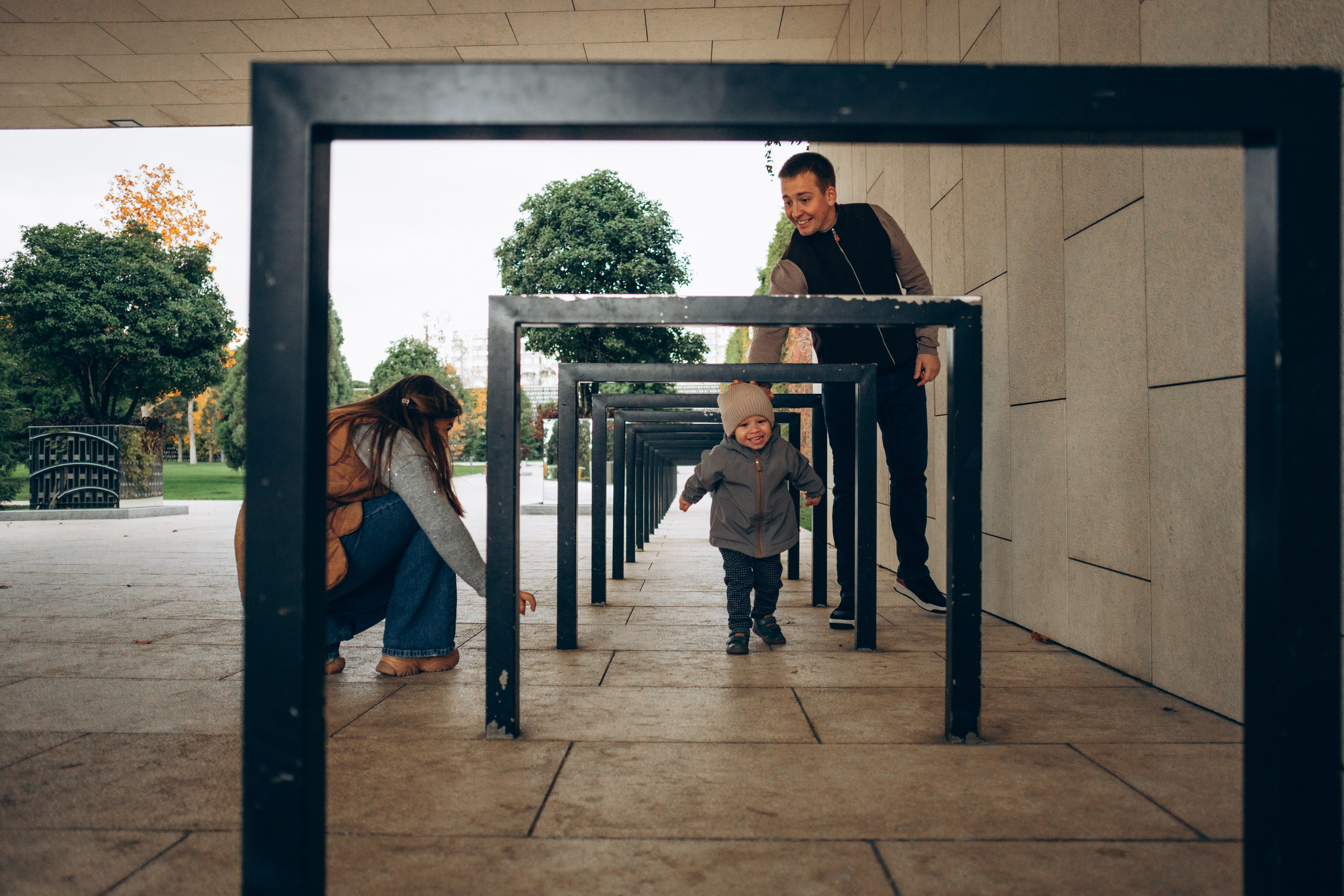 Парк Галицкого Аня, Ваня и Валентин. Семейный фотограф Наталия Демченко, Краснодар