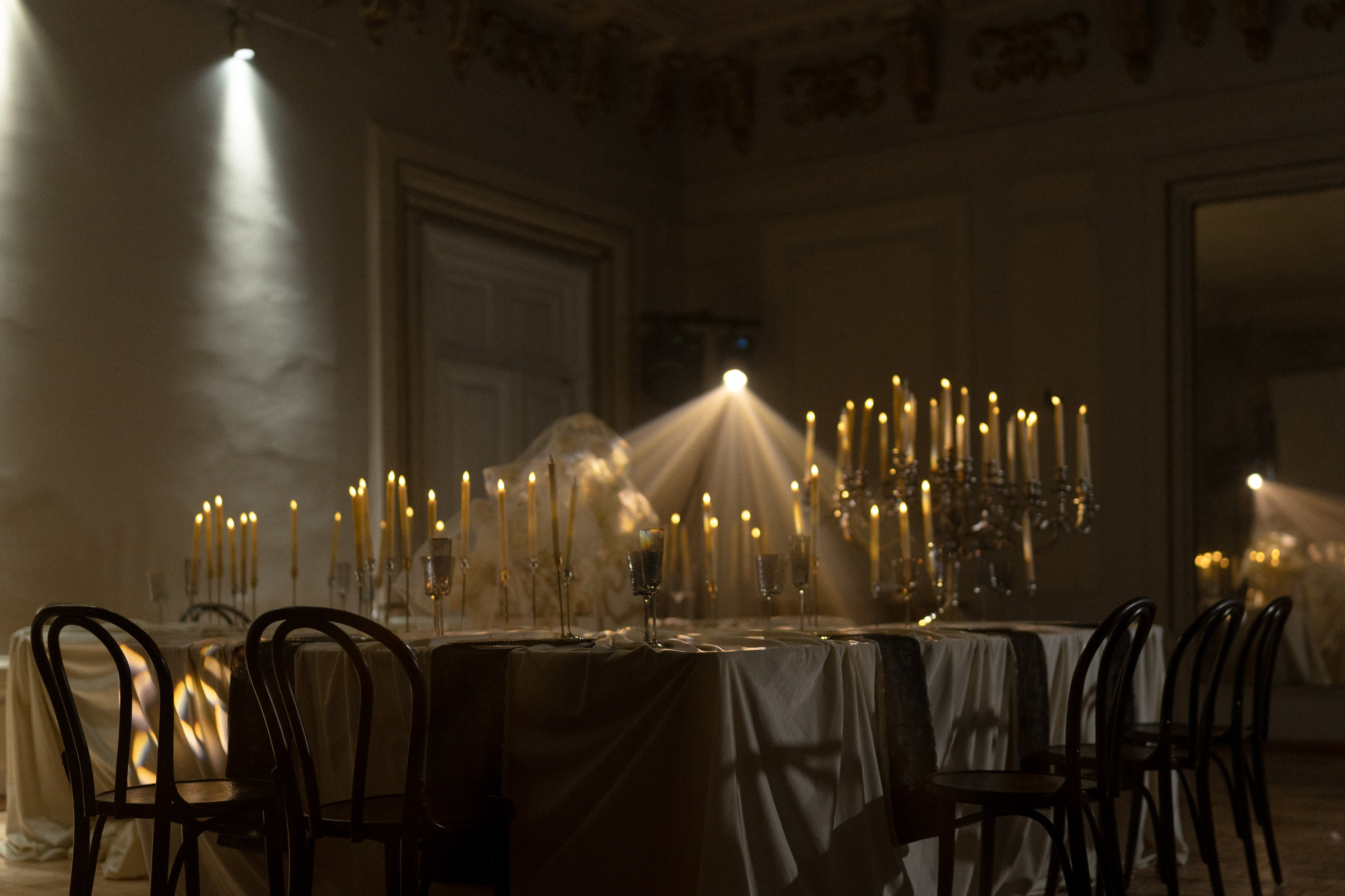 Ужин при свечах. Свадебный и репортажный фотограф Москва