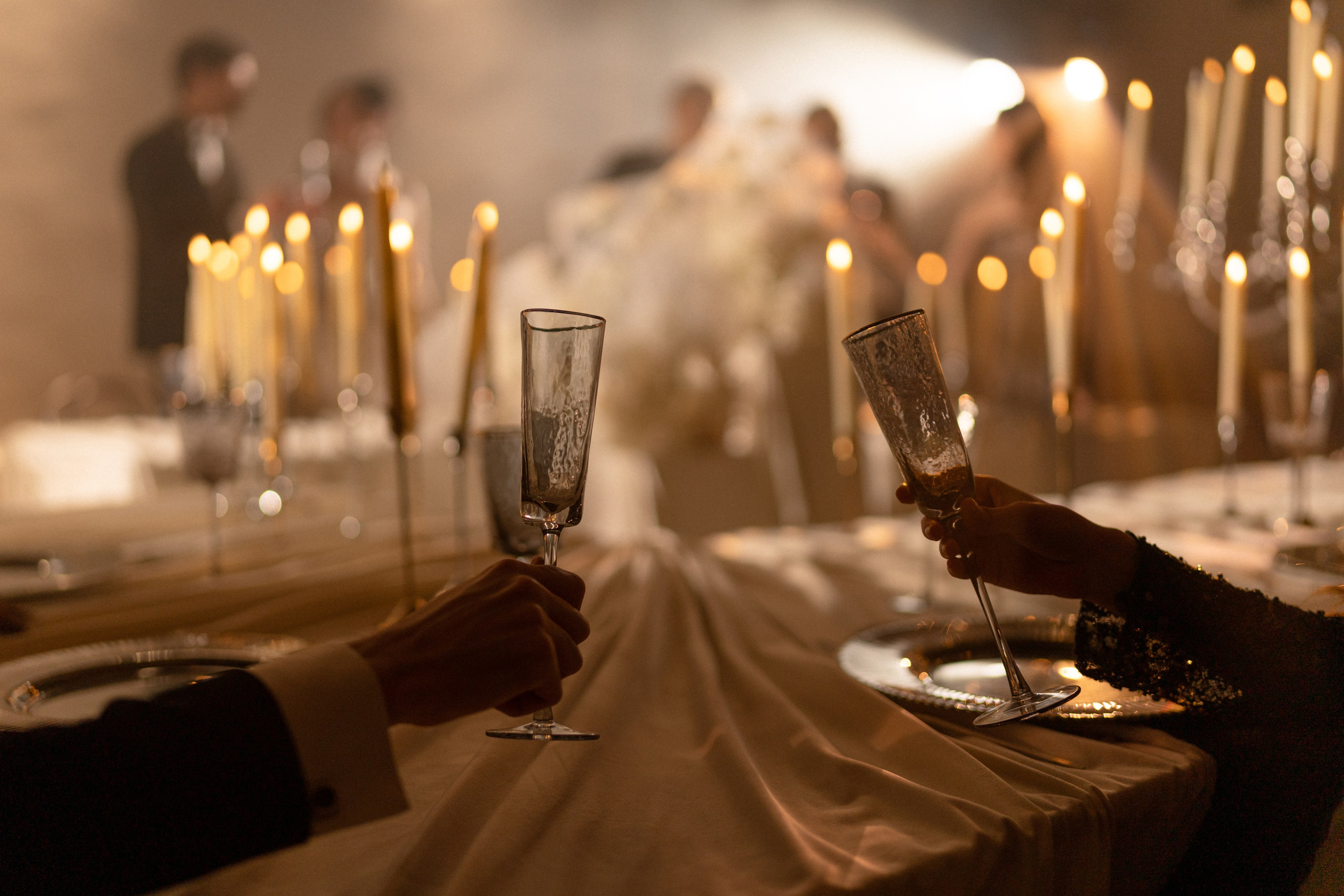 Ужин при свечах. Свадебный и репортажный фотограф Москва