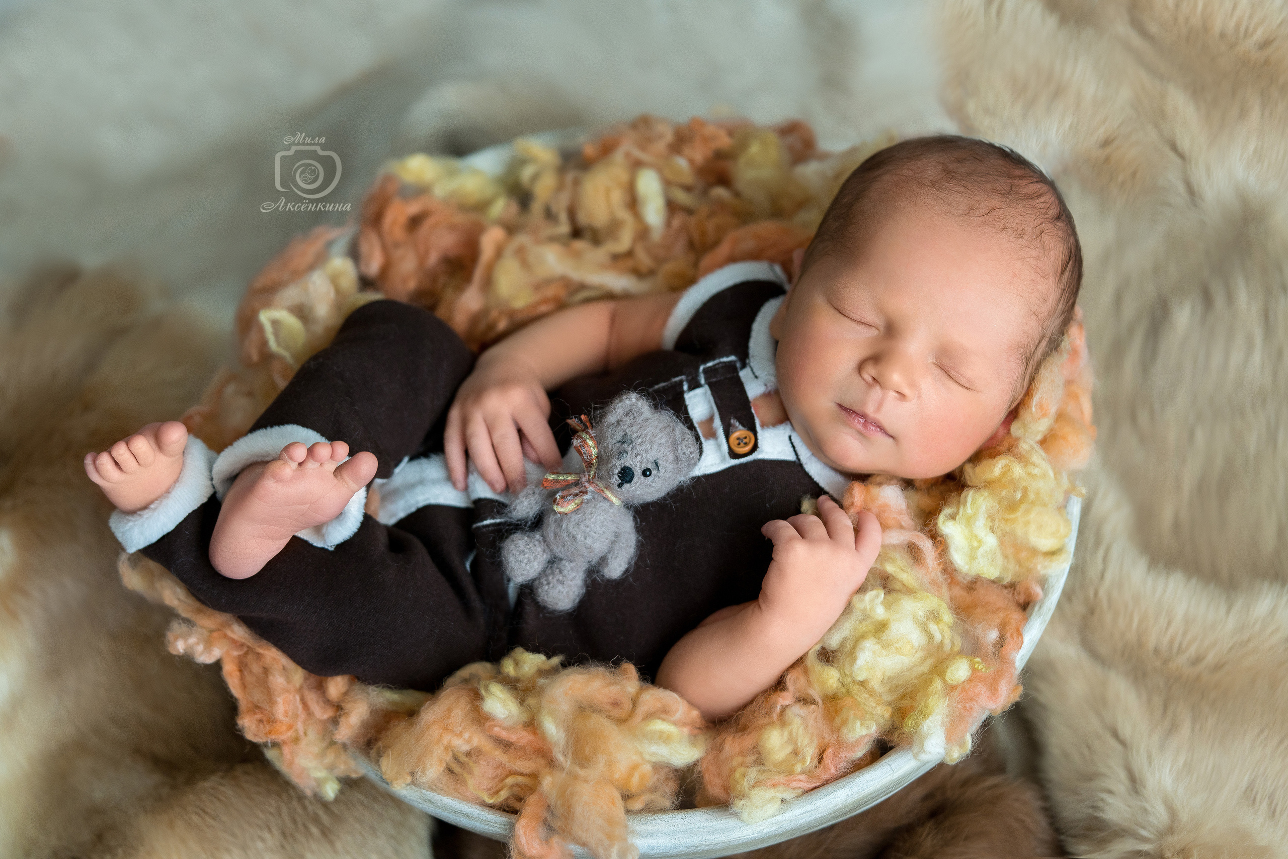 Портфолио новорожденных. Фотограф в Нефтеюганске Мила Аксёнкина