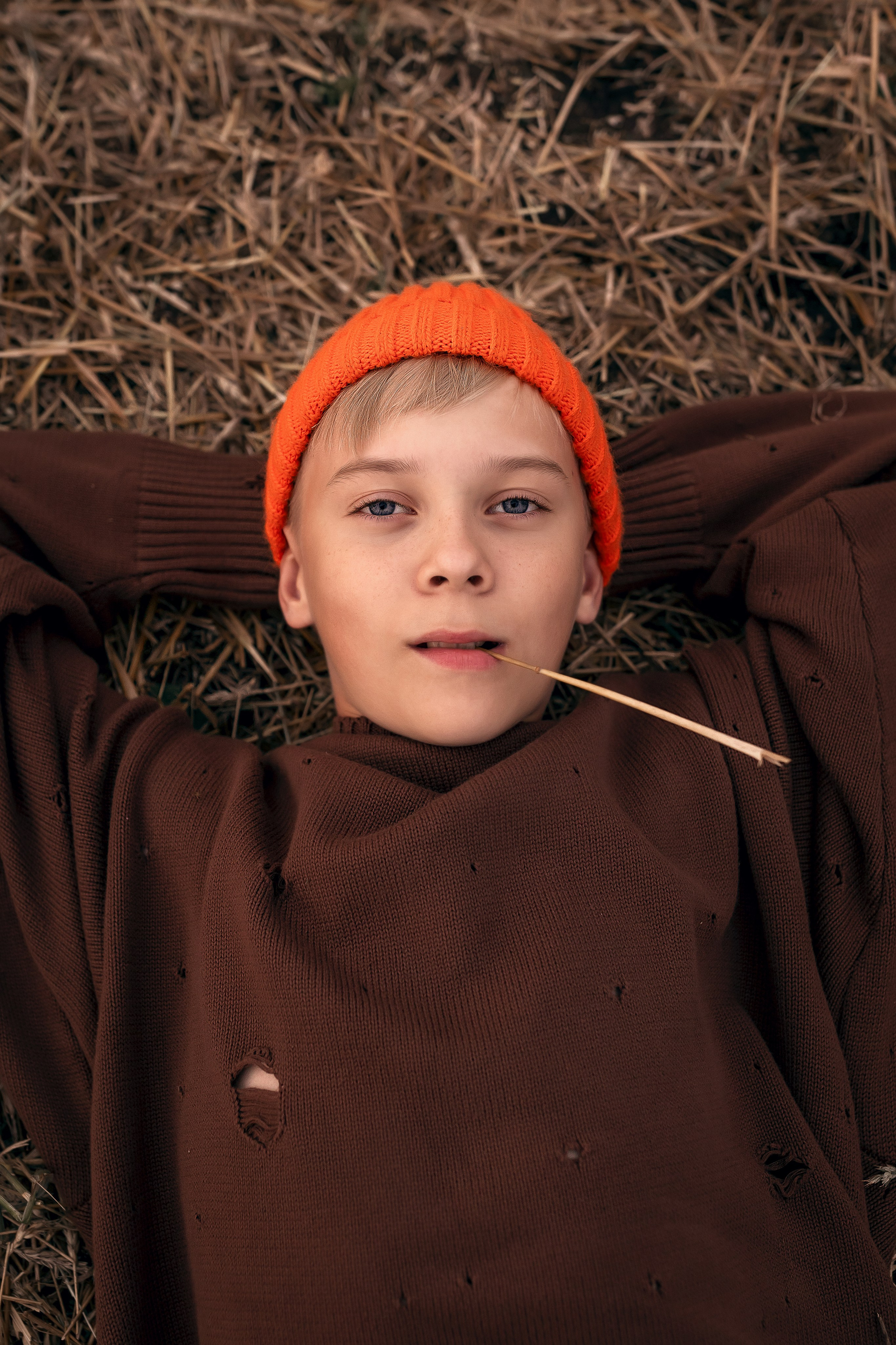 Оранжевое настроение. Детский и семейный фотограф в Красноярске Елена Коровкина