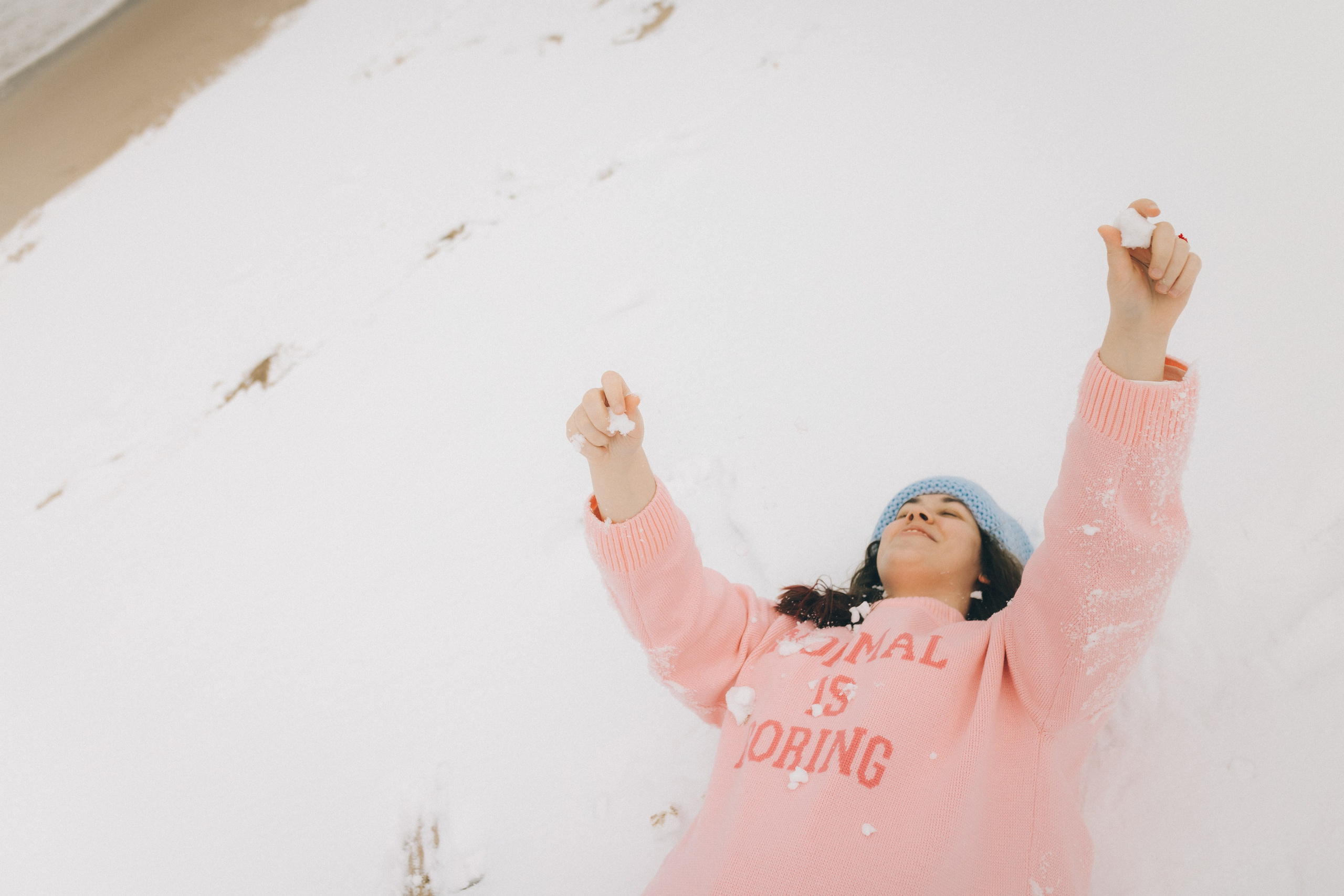 Маша и зима на Балтике. Фотограф Зеленоградск Красильникова Елена