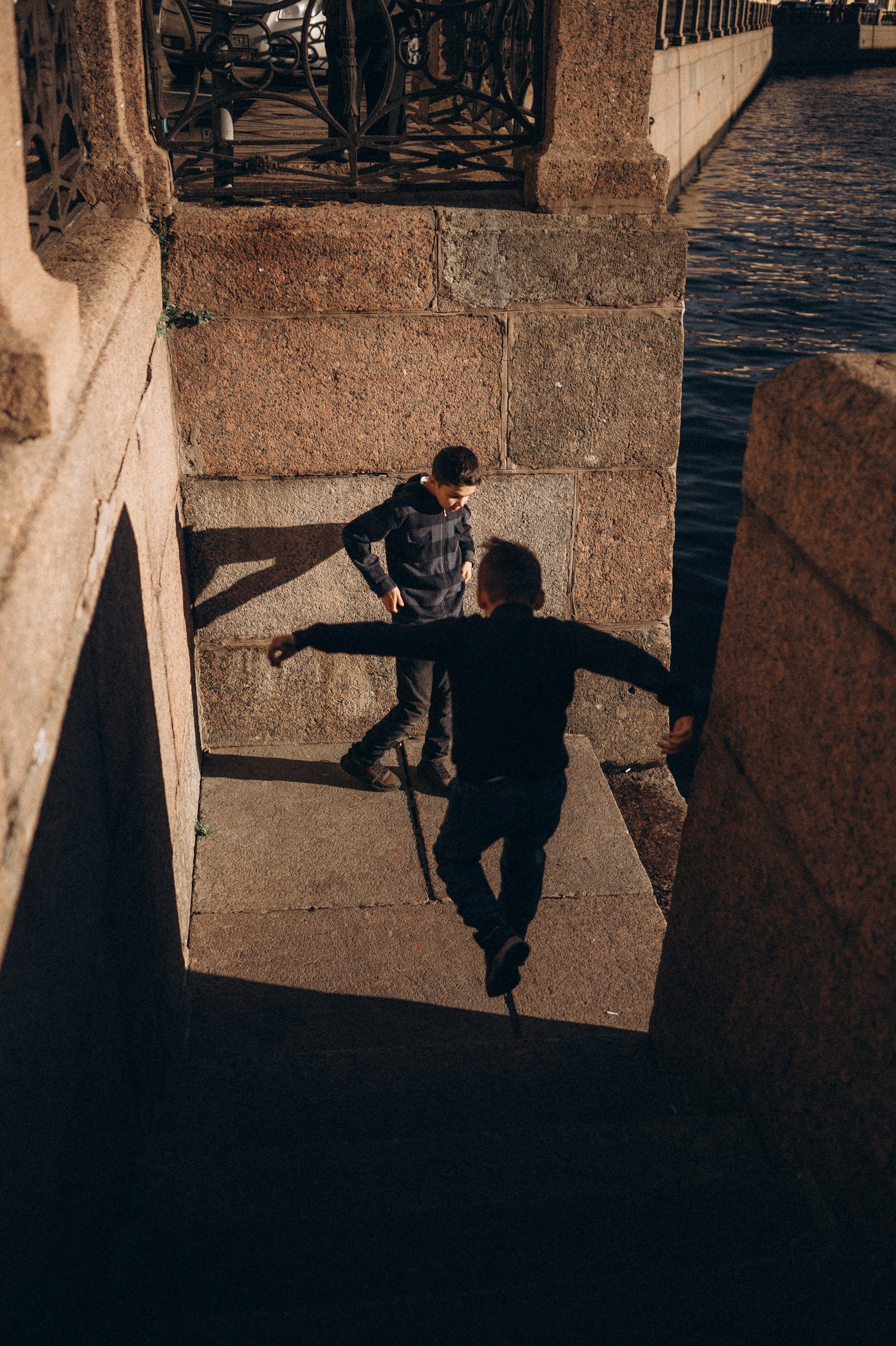 Мария, Миша и Ваня в Питере. Фотограф Горбенко Анна