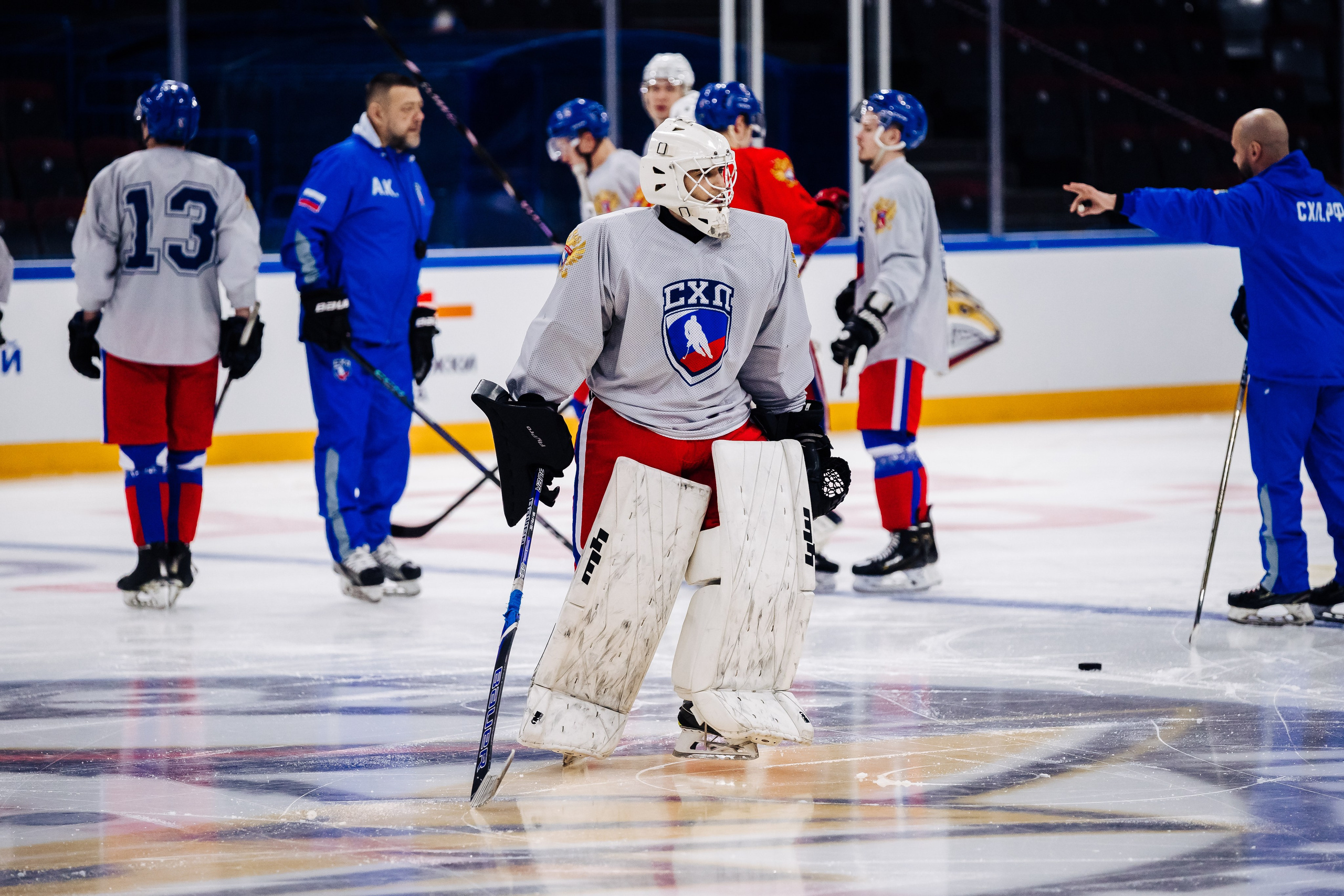 Тренировка сборной СХЛ // 14.02.25. Денис Прохоров Фотограф в г. Магнитогорск