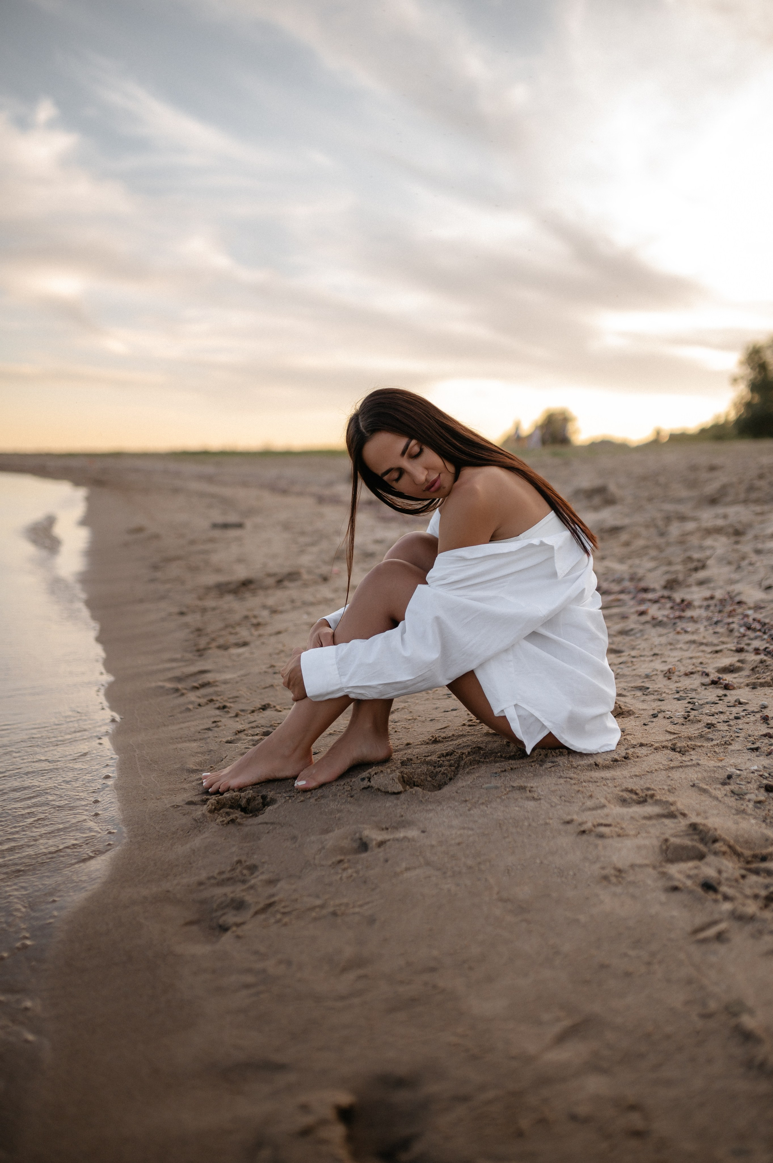 Закат на пляже. Главная