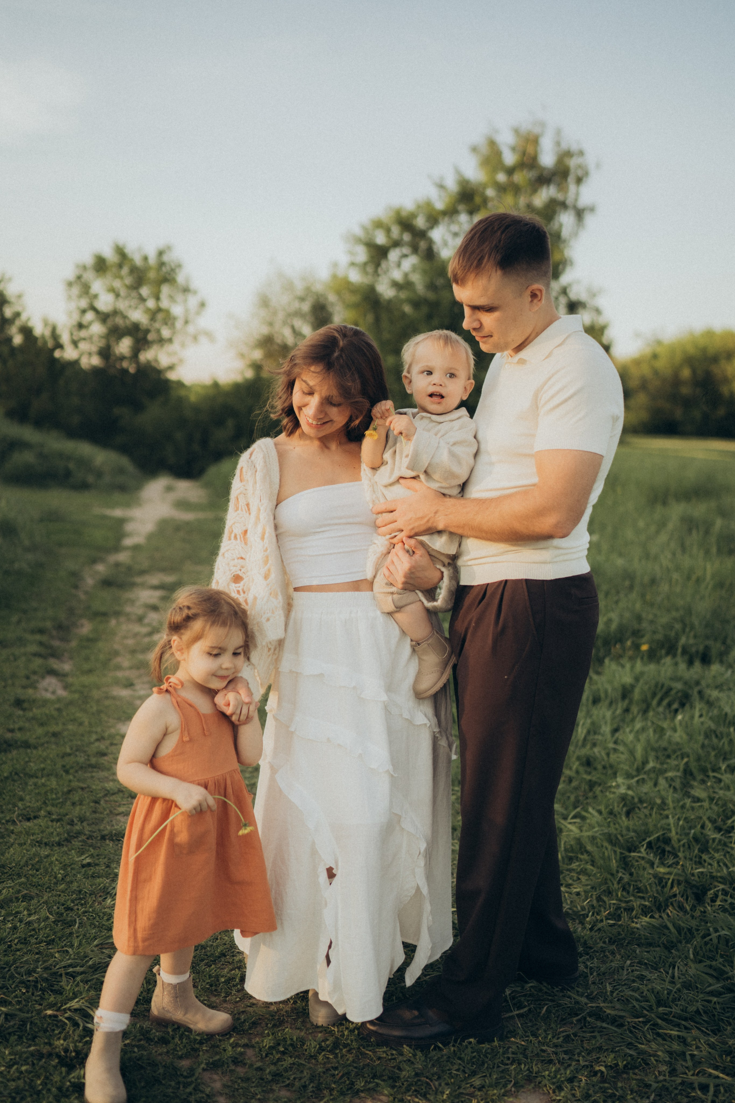 Семья. Закат. Счастье. Семейный фотограф в Москве Елена Гильманова