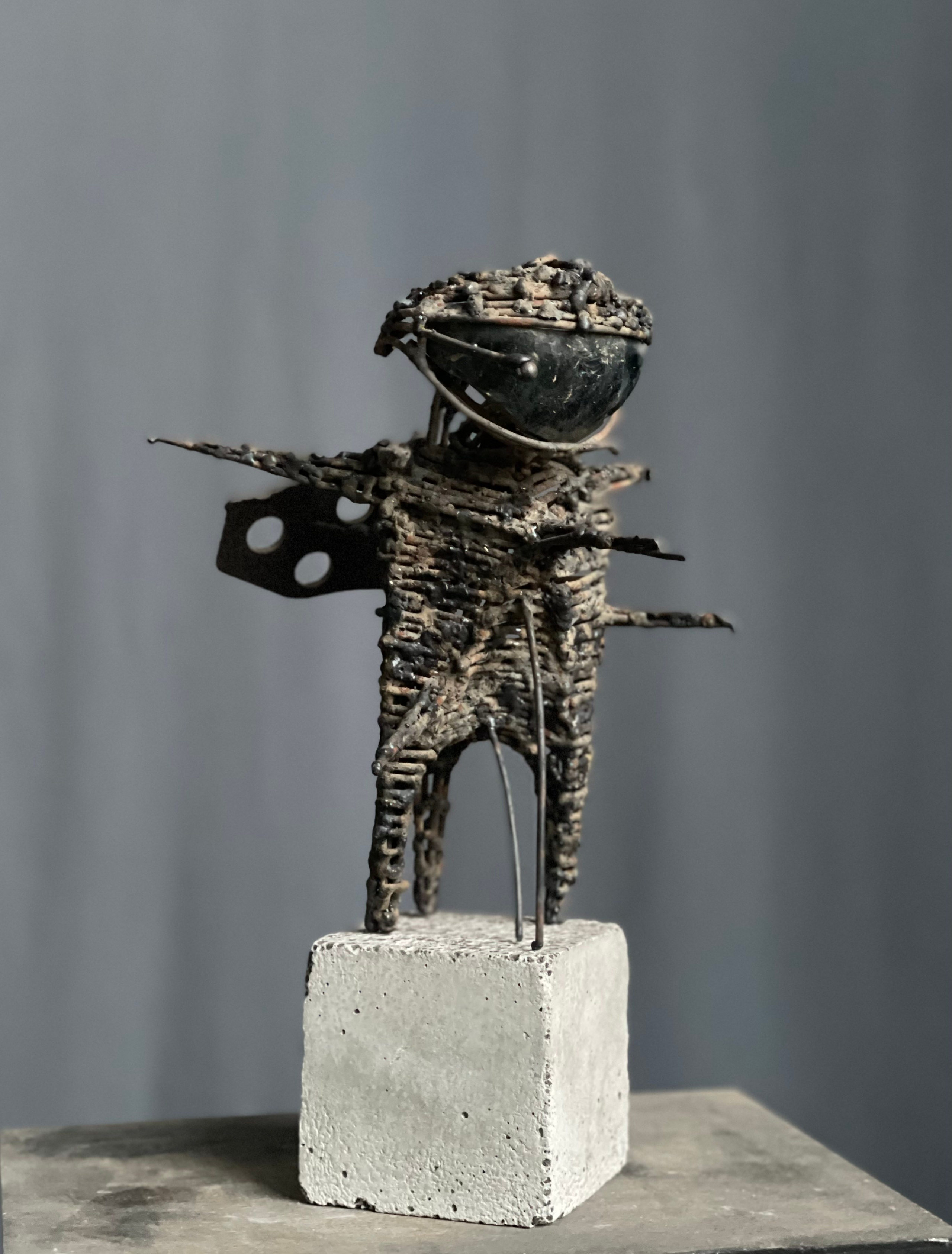 Ископаемый летун_Fossil flyer_2020. Художник — скульптор Антонина Фатхуллина