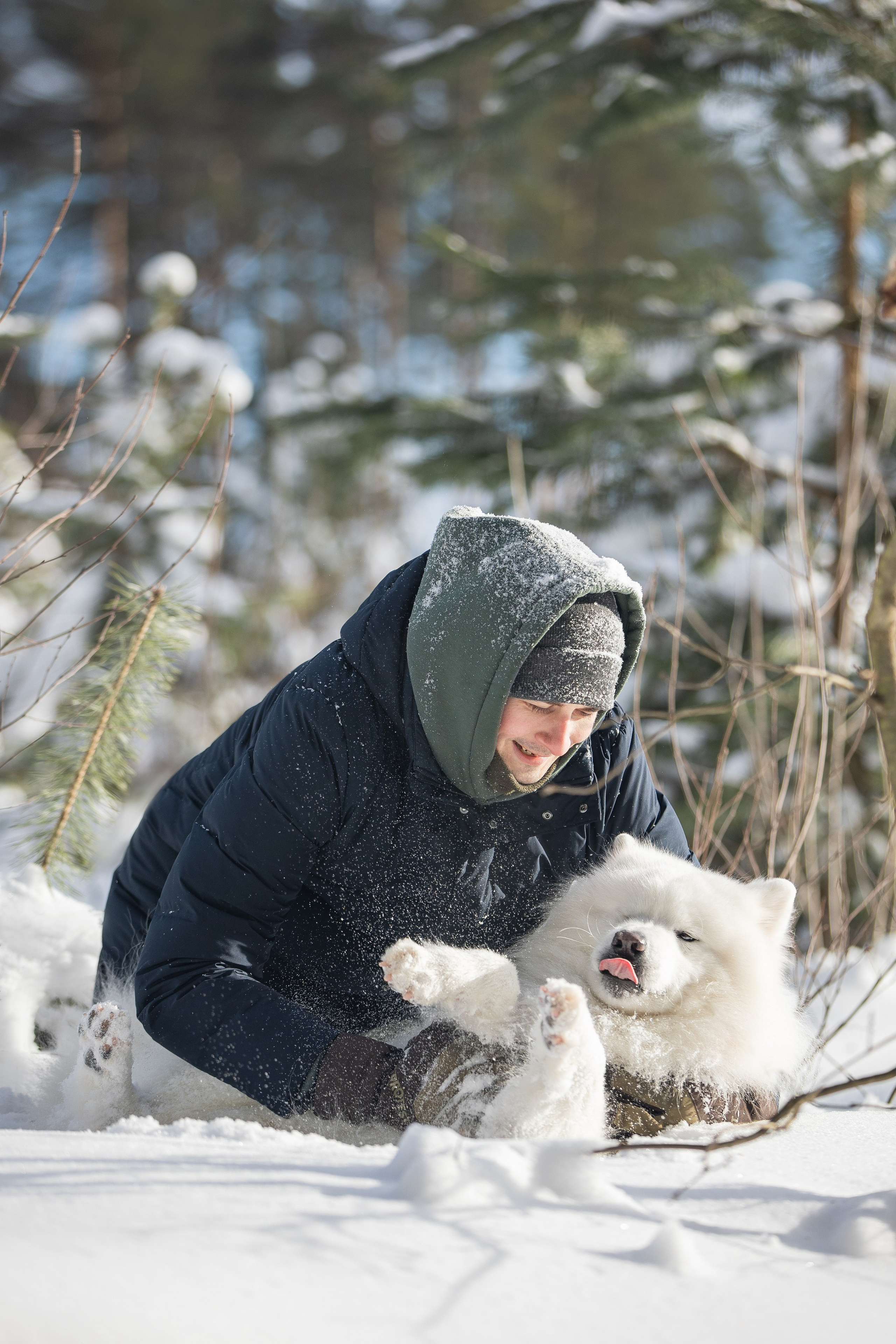 Дмитрий, Наталья и Панти. Фотограф анималист в Москве Майорова Евгения