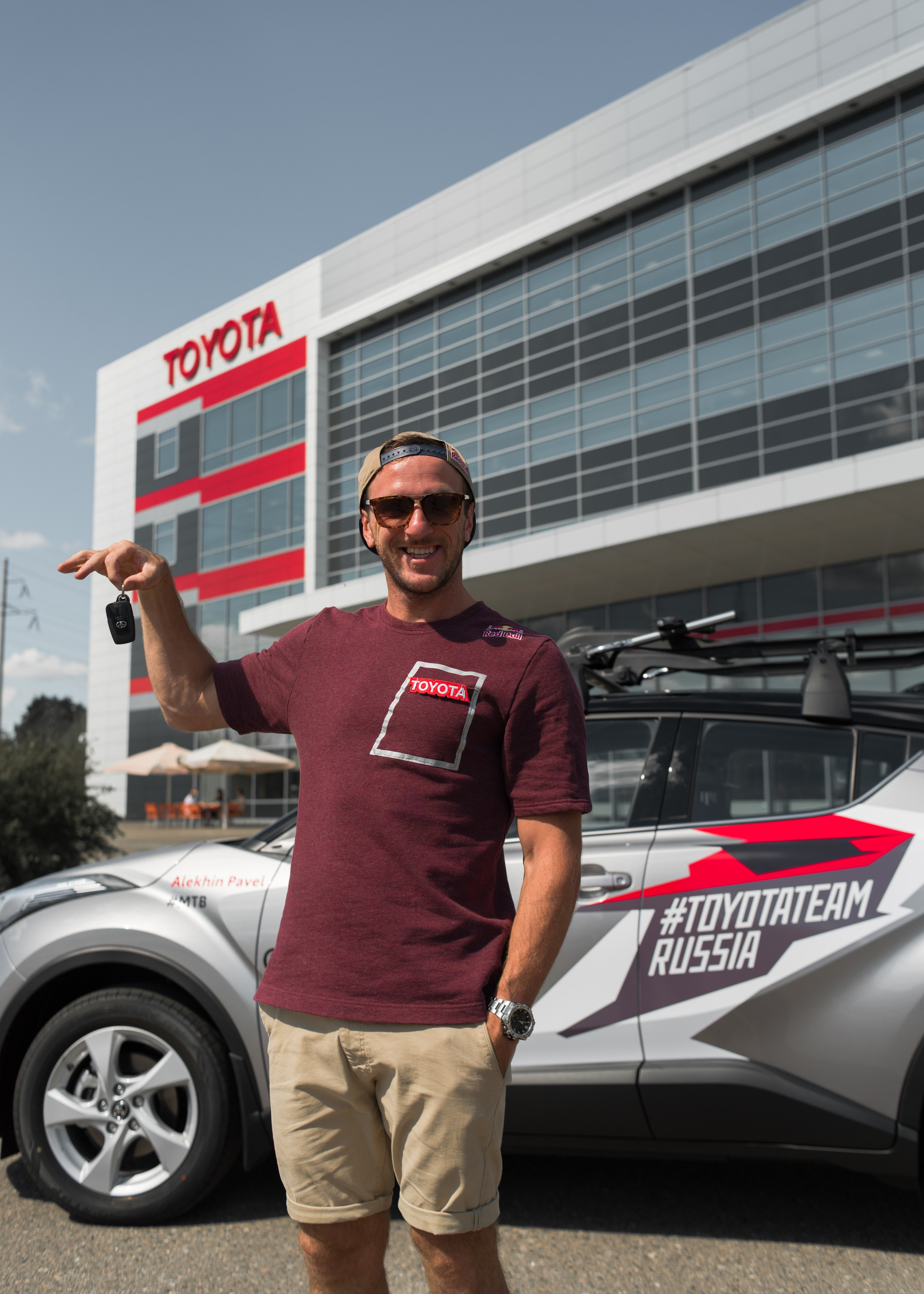 Атлеты Toyota Team Russia. DeLorein