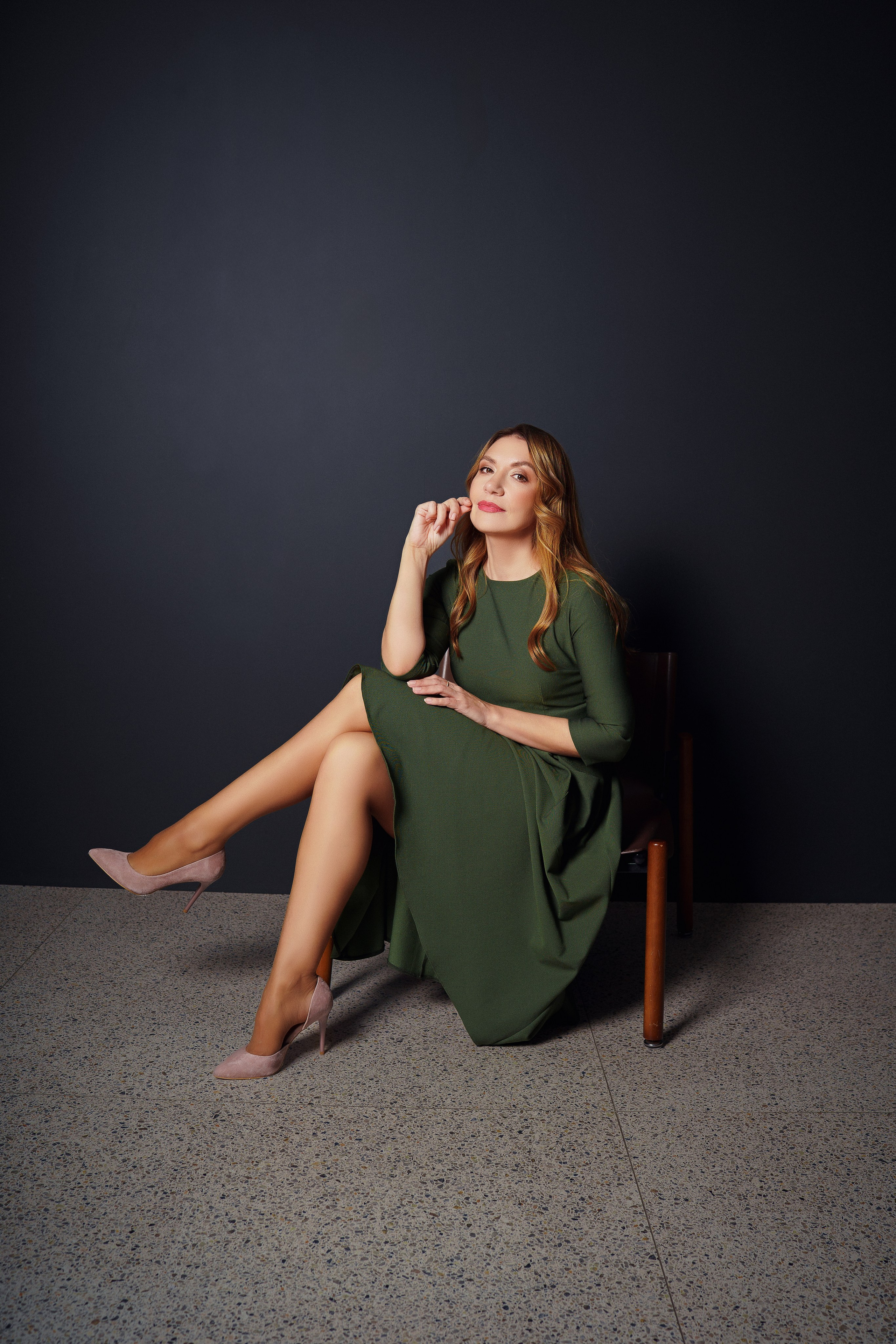 Портрет женщины без опыта съёмок с профессиональным фотографом в Краснодаре