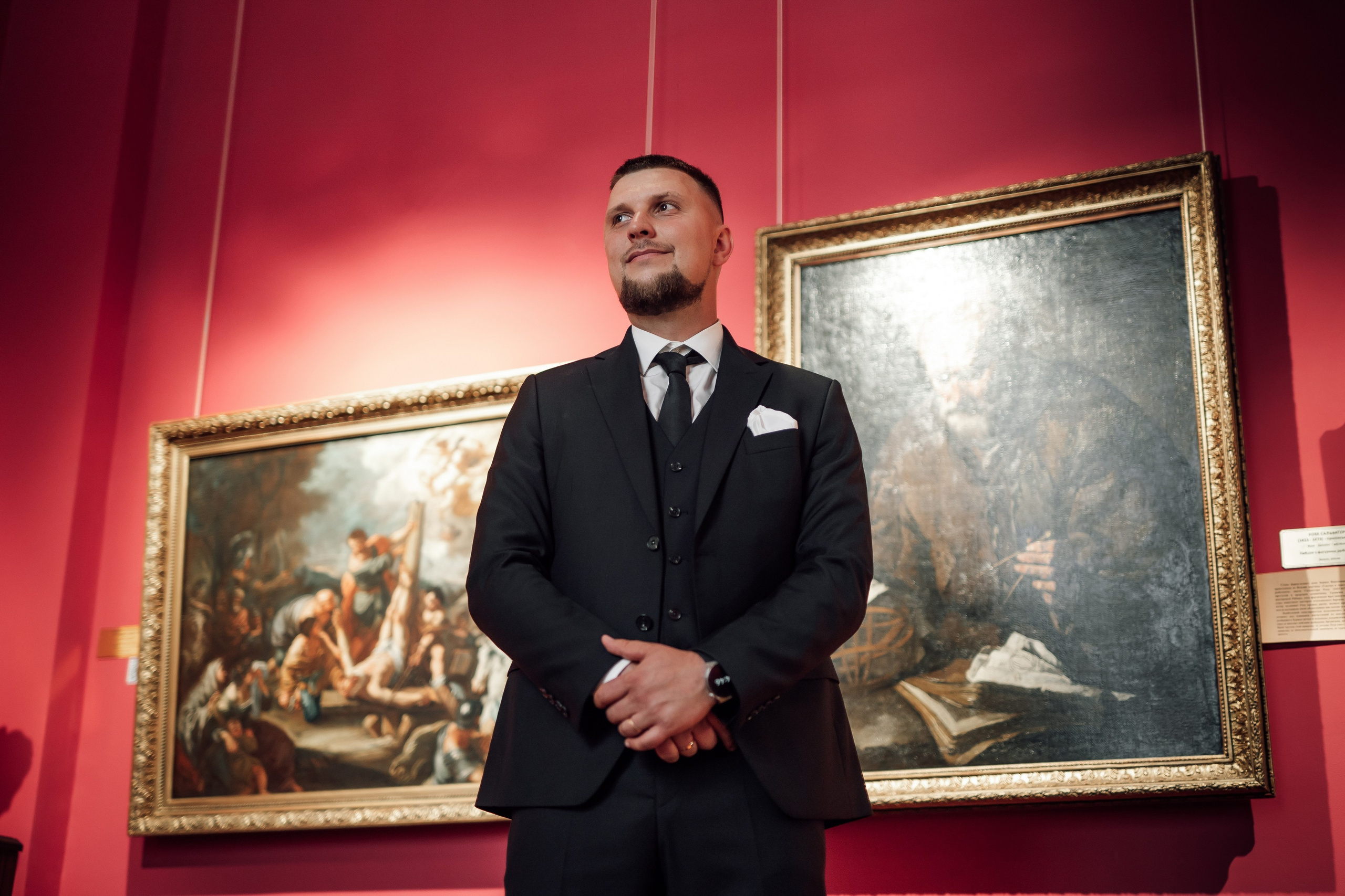 Свадебный день Яны и Максима, прогулка в лесу, Картинная галерея в Тамбове. Свадебный фотограф в Тамбове Павел Четвертков