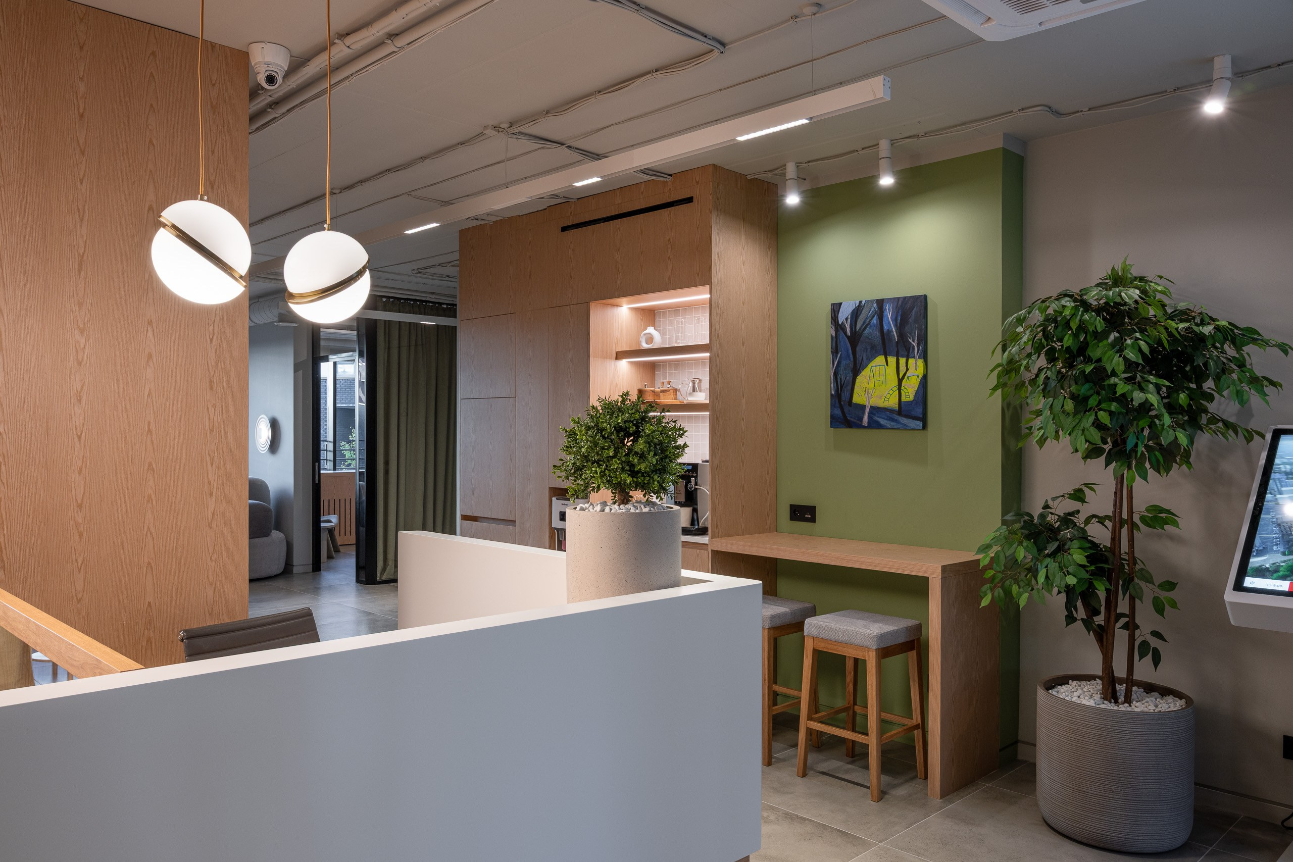 Офис продаж БРУСНИКА «Шишимская горка». Глебов Александр интерьерный фотограф Екатеринбург