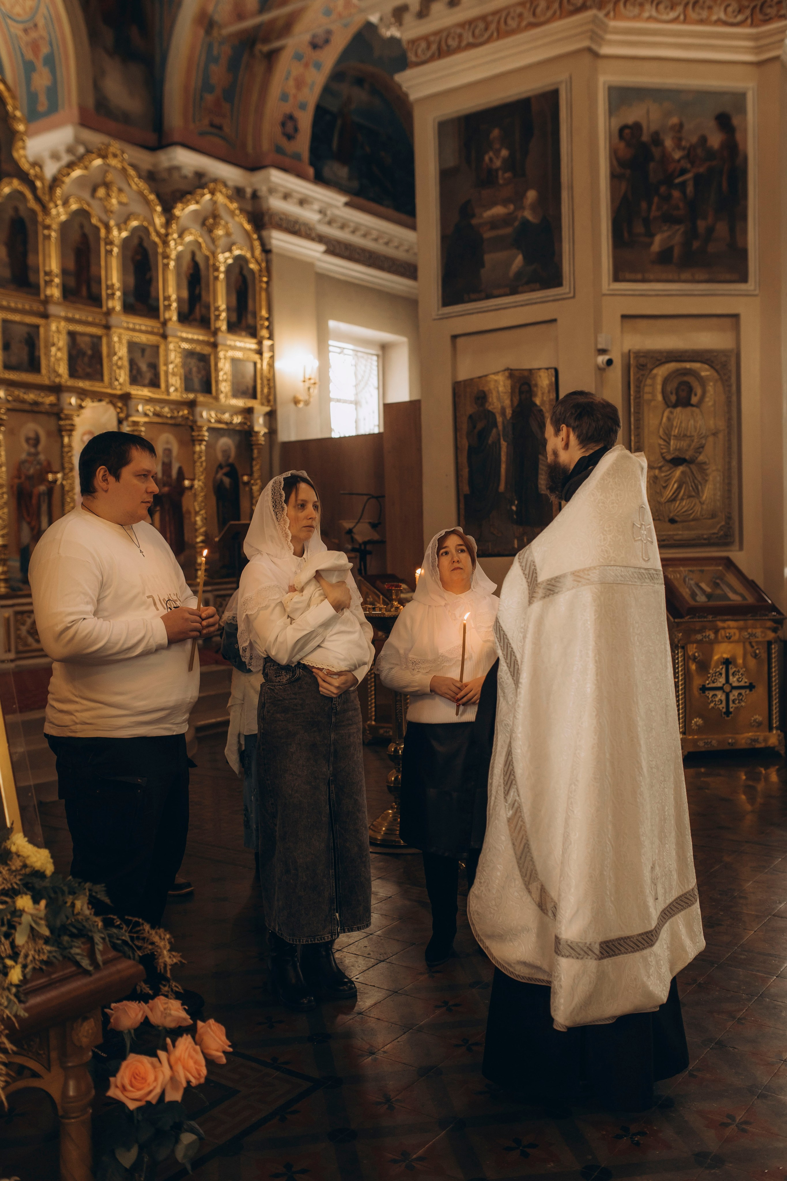 Таинство крещения Таисии. Фотограф Юлия Хакимова / Казань/ Чистополь