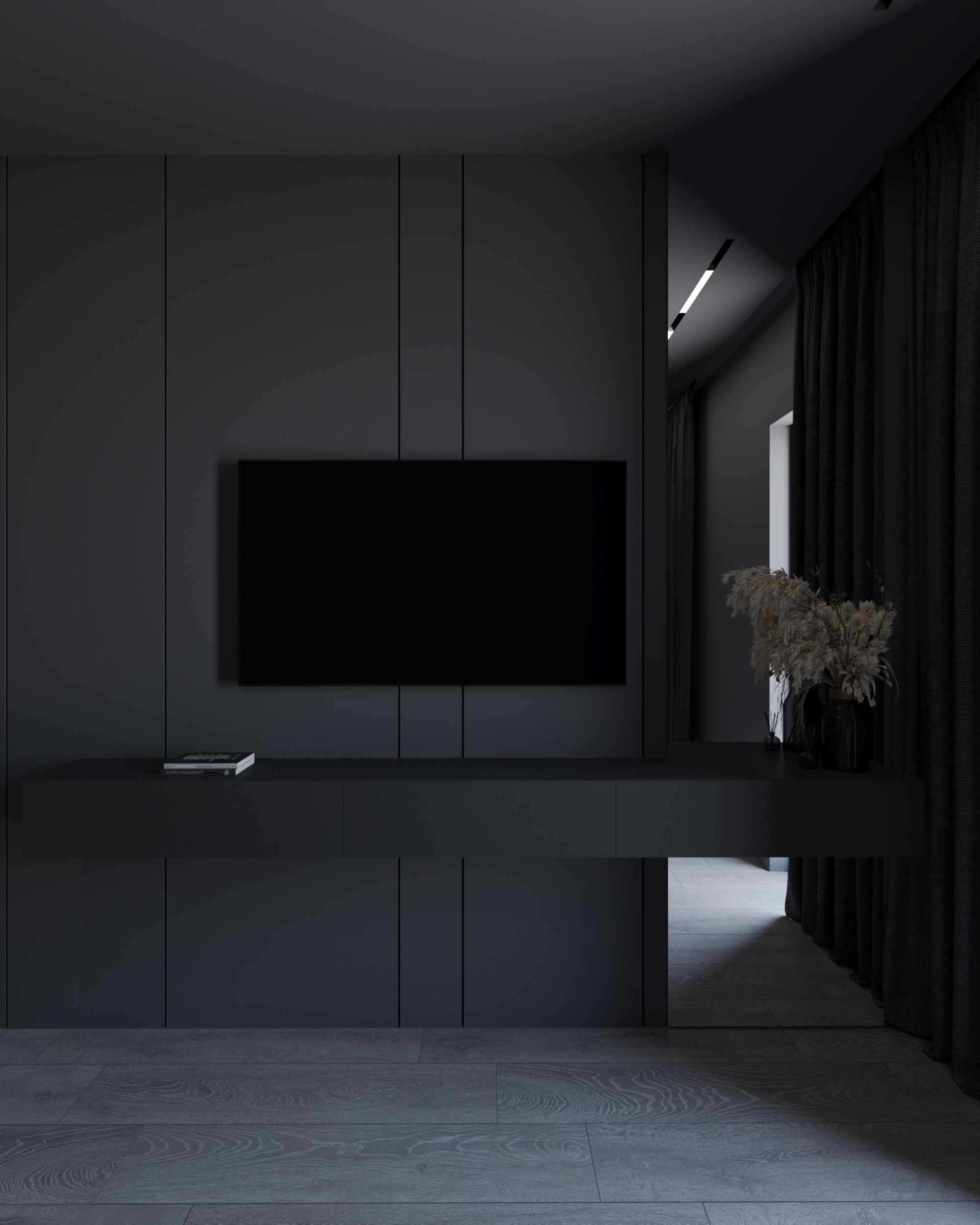 Дизайн-проект частного дома ст-ца Калужская. Дизайн интерьеров, 3D визуализации