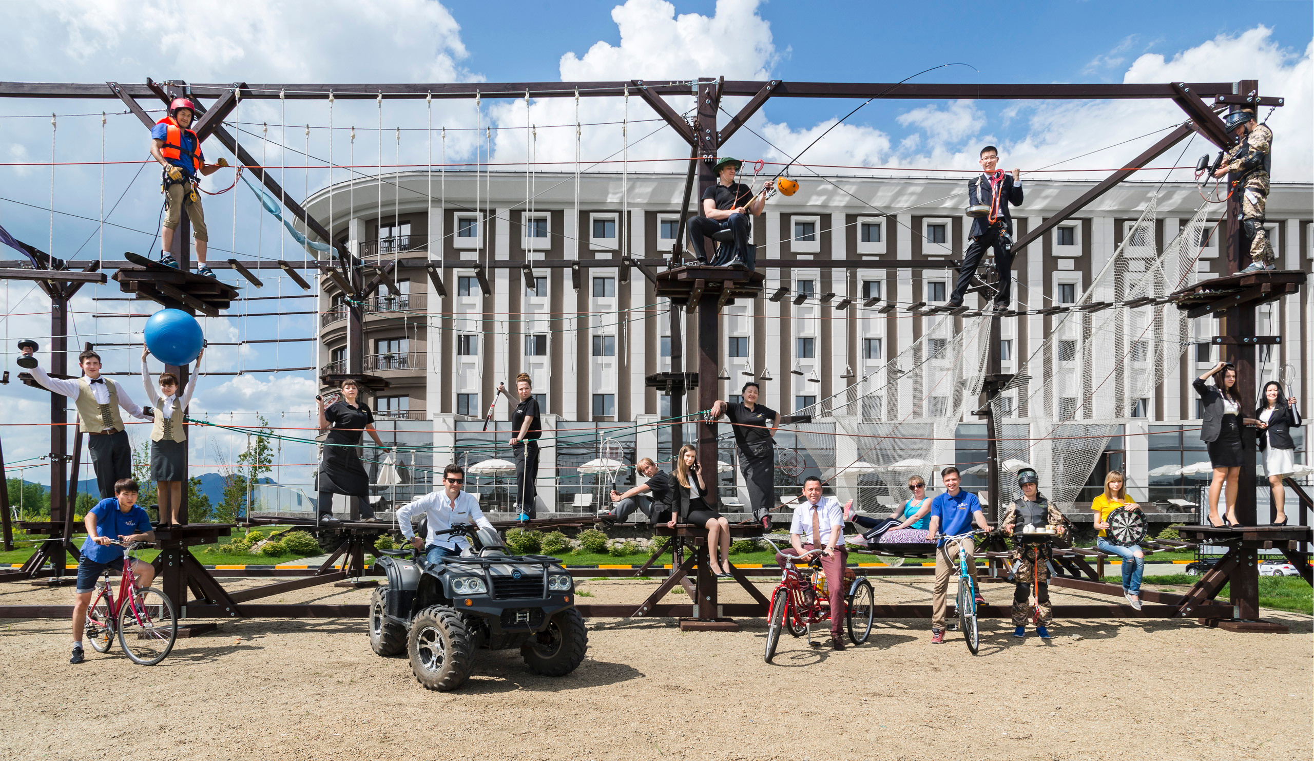 Съемка для рекламных буклетов отеля RIXOS BOROVOE. Фотограф-дизайнер Лейла Кабди