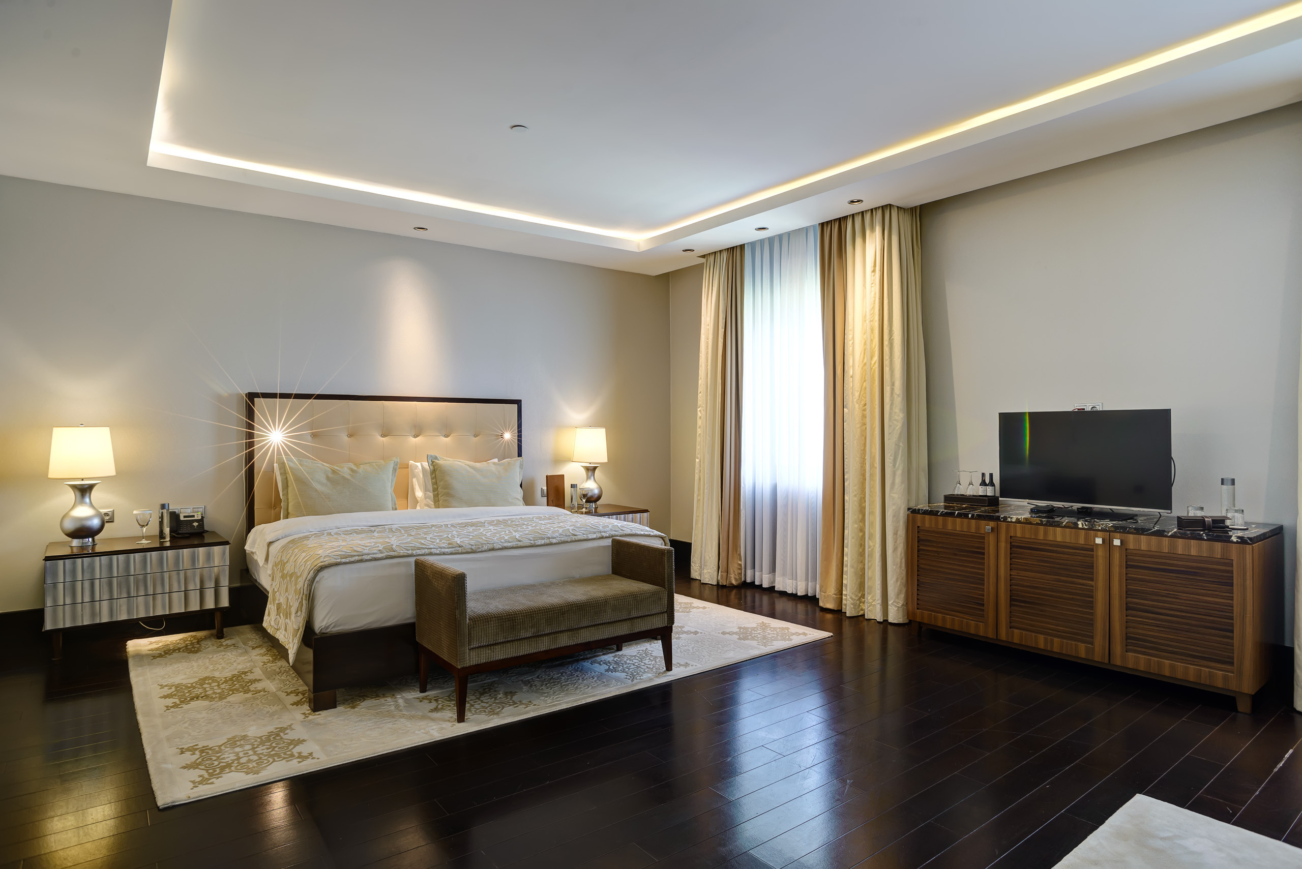 Интерьерная съемка номеров RIXOS BOROVOE. Фотограф-дизайнер Лейла Кабди