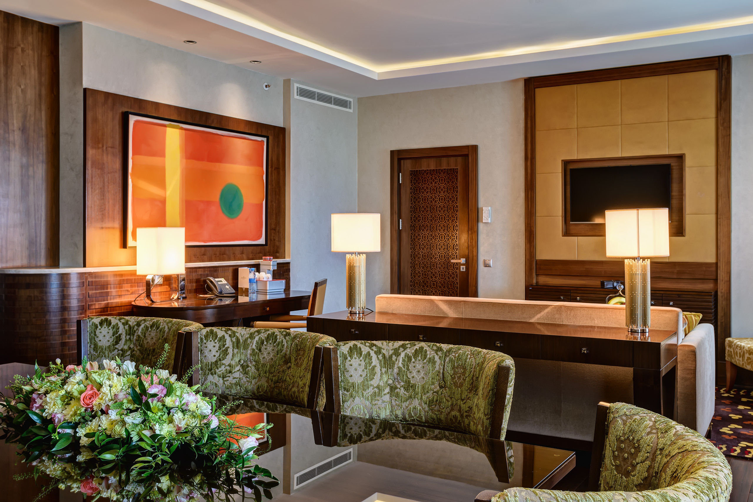 Интерьерная съемка номеров RIXOS BOROVOE. Фотограф-дизайнер Лейла Кабди