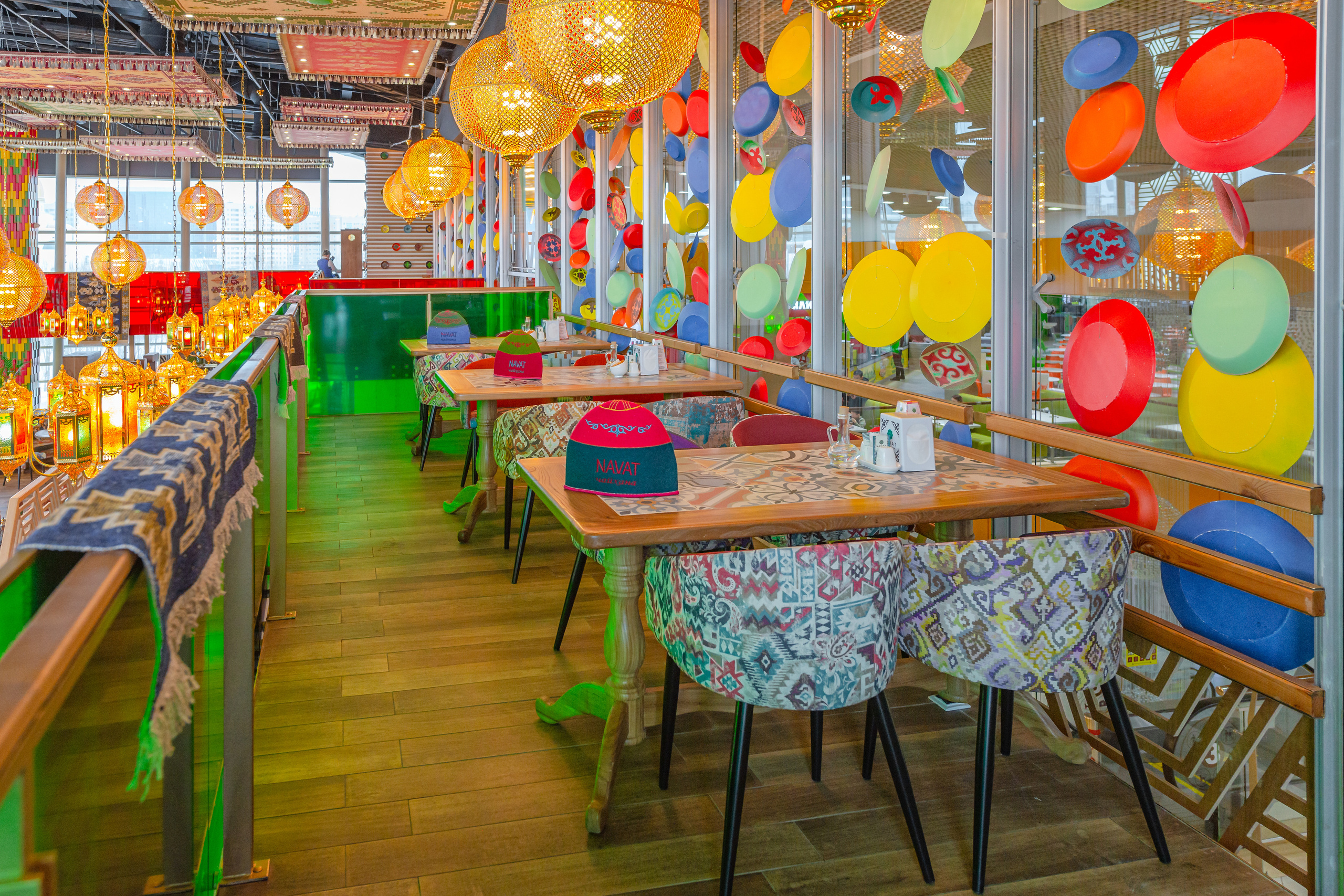 Интерьерная съемка ресторана NAVAT в ТРЦ «Asia Park». Фотограф-дизайнер Лейла Кабди