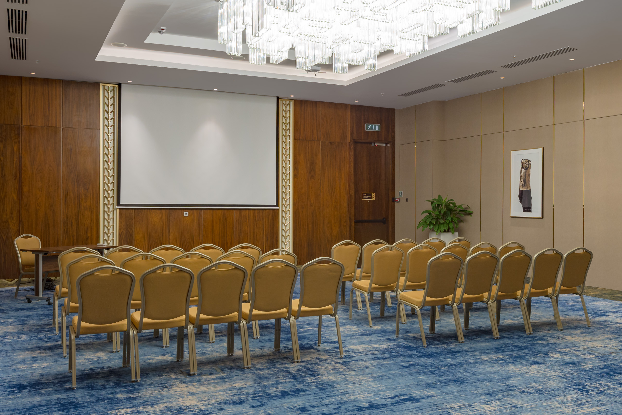 Интерьерная съемка конференц-холлов HILTON ASTANA. Фотограф-дизайнер Лейла Кабди