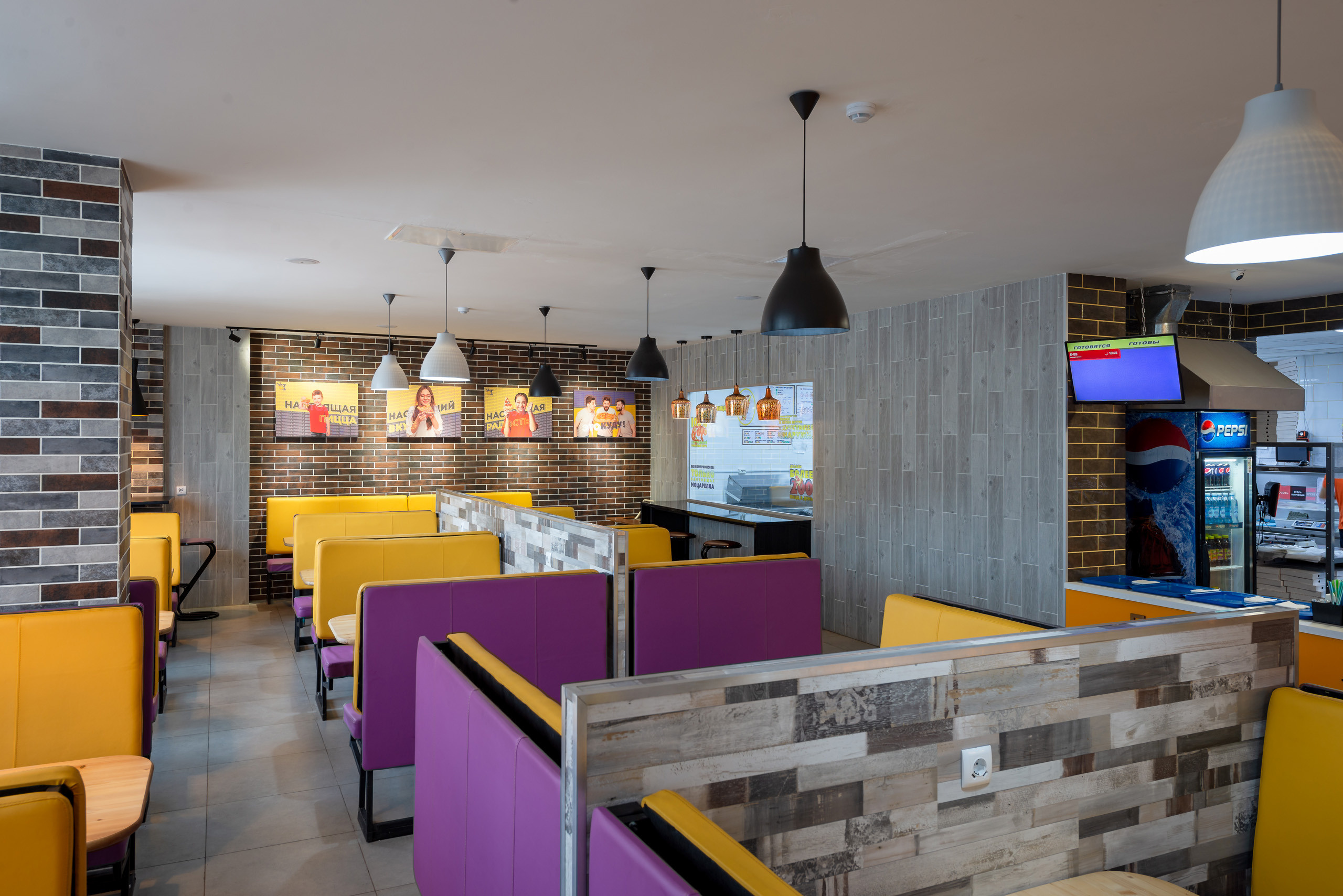 Интерьерная съемка для пиццерии KUDU. Фотограф-дизайнер Лейла Кабди