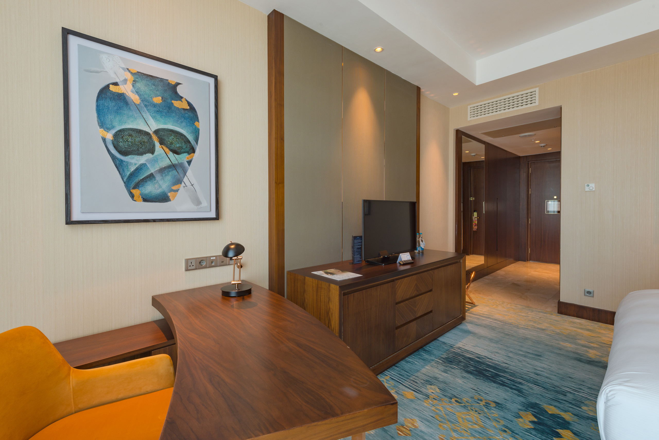 Интерьерная съемка номеров HILTON ASTANA. Фотограф-дизайнер Лейла Кабди