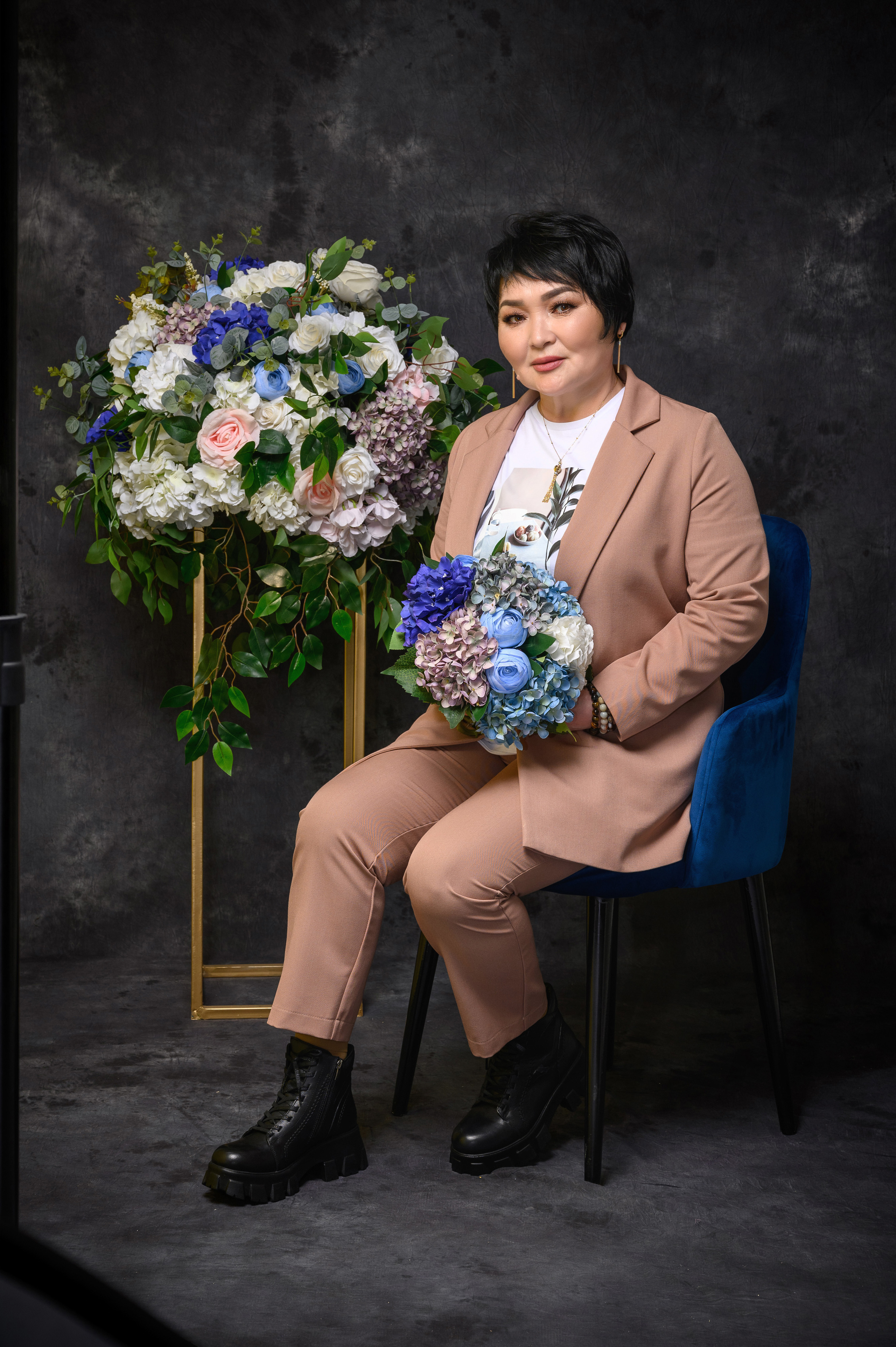 Портрет для мамы Зарины. Фотограф-дизайнер Лейла Кабди