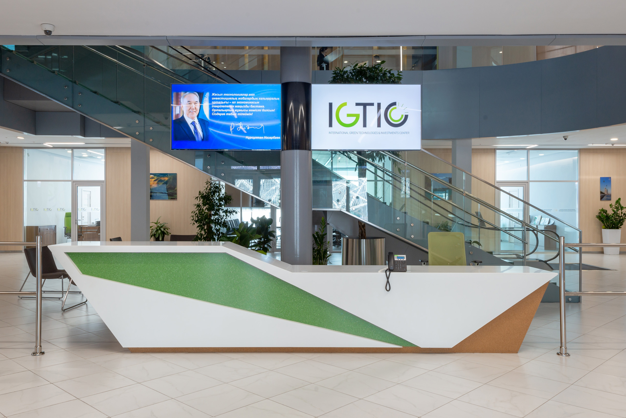 Интерьерная съемка Международного Центра Зеленых Технологий IGTIC. Фотограф-дизайнер Лейла Кабди