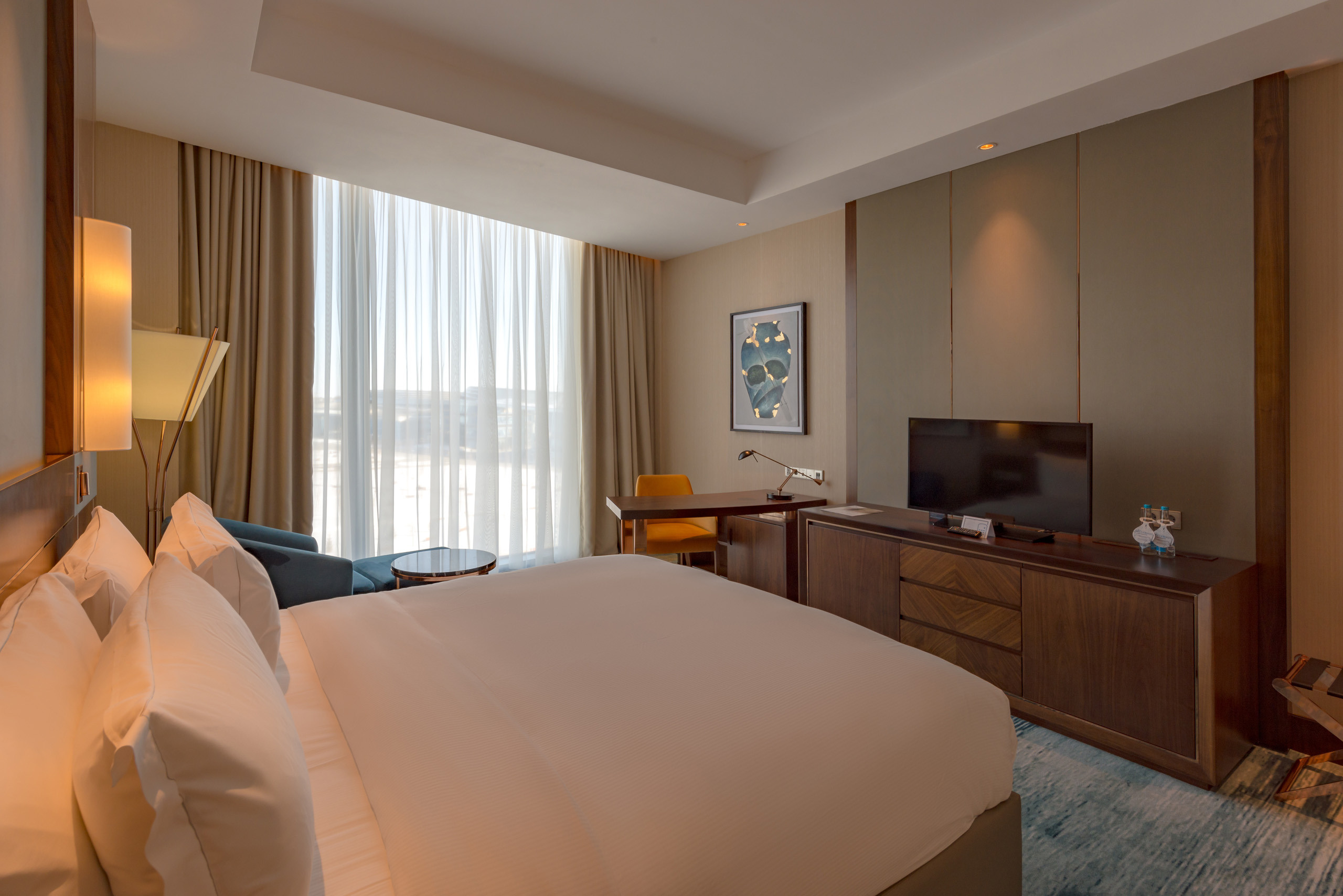 Интерьерная съемка номеров HILTON ASTANA. Фотограф-дизайнер Лейла Кабди