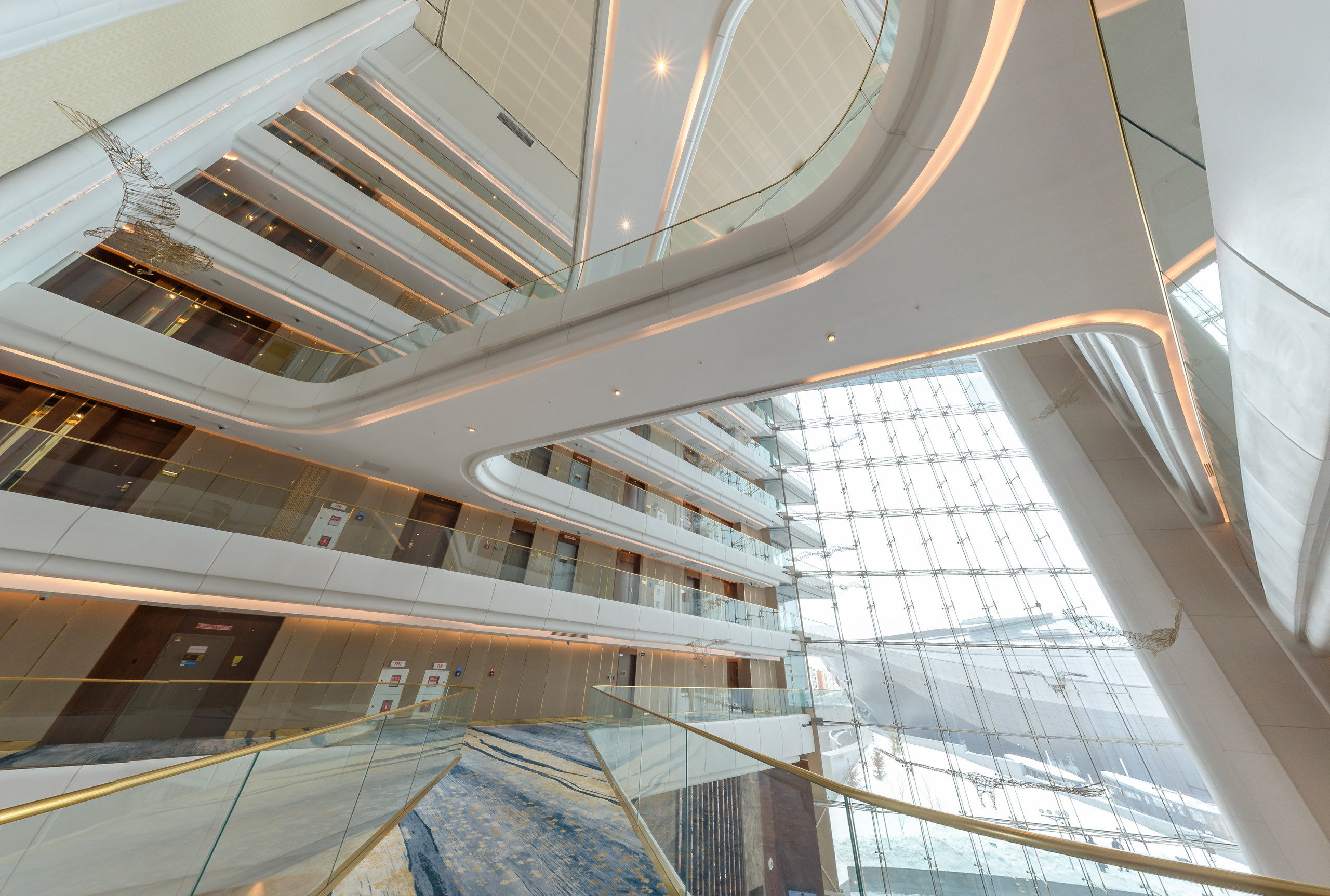 Портфолийная съемка холлов HILTON ASTANA. Фотограф-дизайнер Лейла Кабди