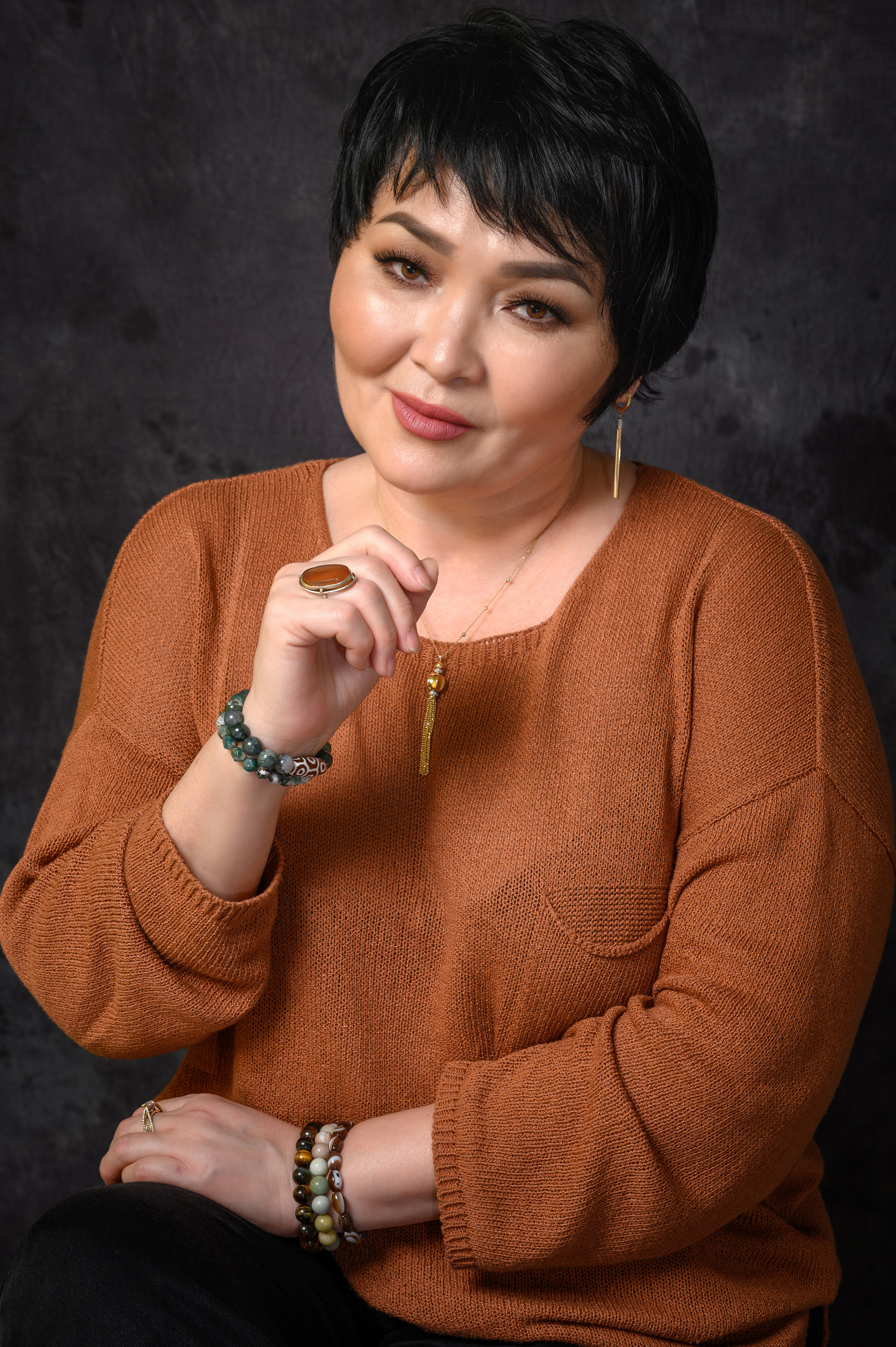 Портрет для мамы Зарины. Фотограф-дизайнер Лейла Кабди