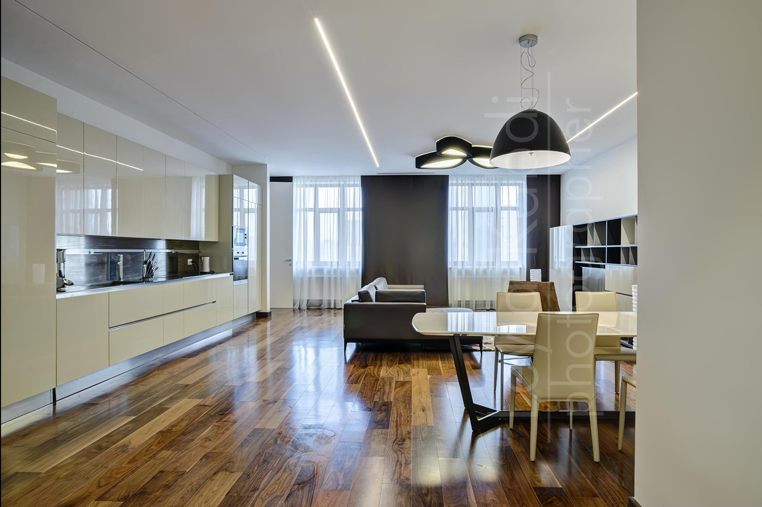 Интерьерная съемка апартаментов ЖК «СУЛУ». Фотограф-дизайнер Лейла Кабди