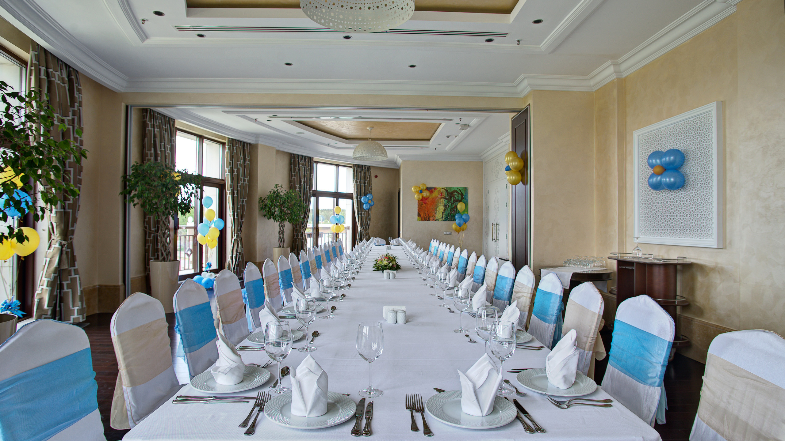 Интерьерная съемка ресторанов RIXOS BOROVOE. Фотограф-дизайнер Лейла Кабди