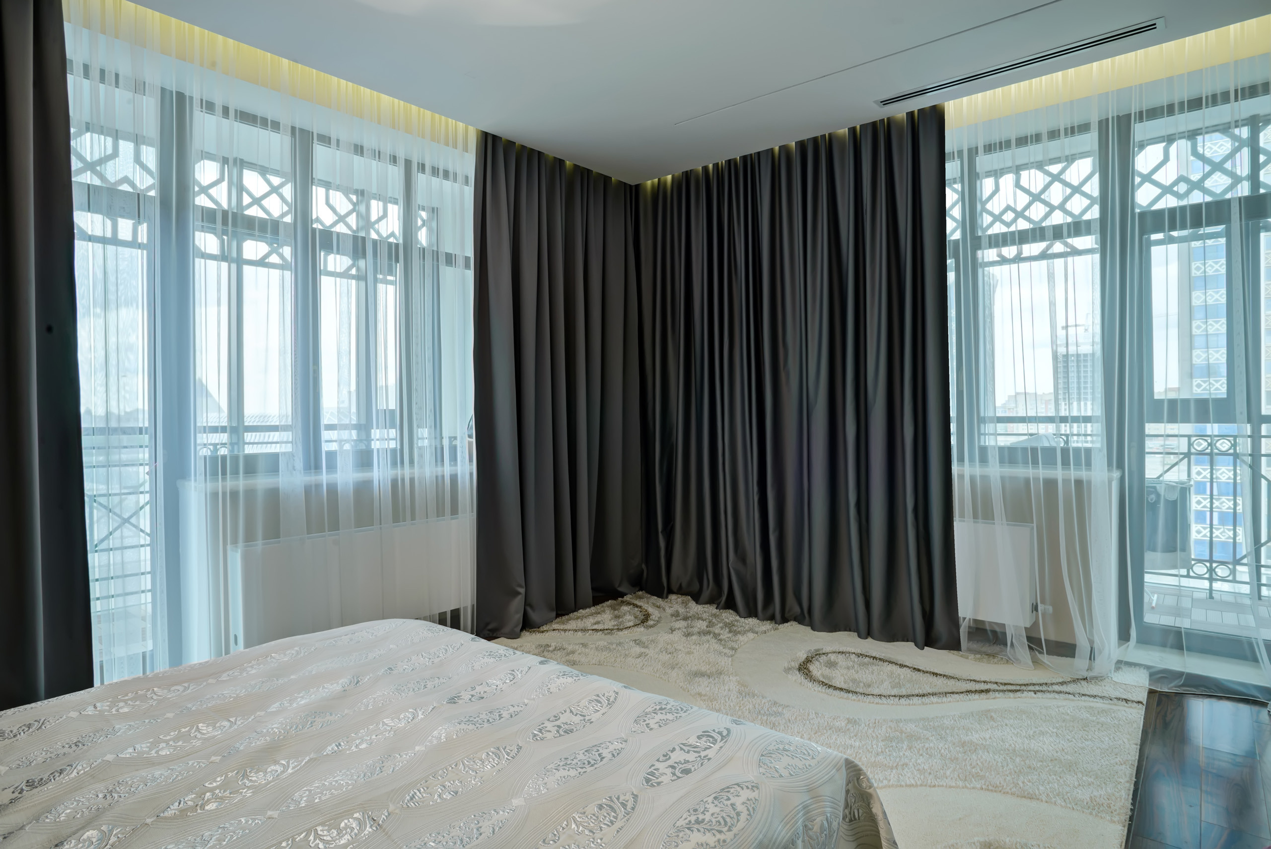 Интерьерная съемка апартаментов ЖК «СУЛУ». Фотограф-дизайнер Лейла Кабди