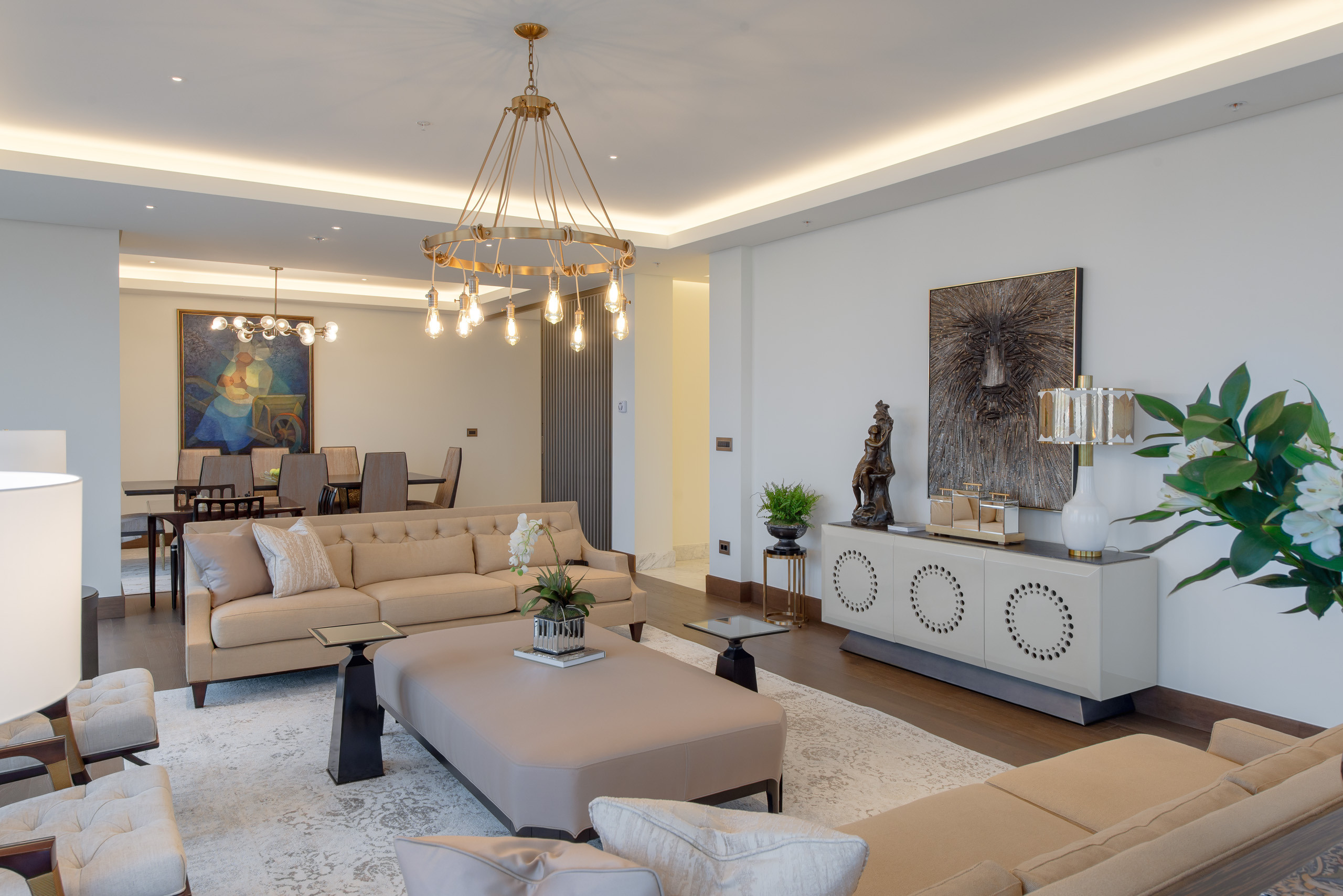 Интерьерная съемка апартаментов в TALAN TOWERS. Фотограф-дизайнер Лейла Кабди