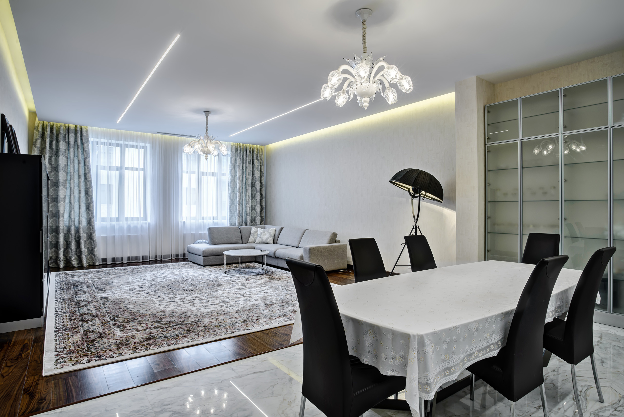 Интерьерная съемка апартаментов ЖК «СУЛУ». Фотограф-дизайнер Лейла Кабди