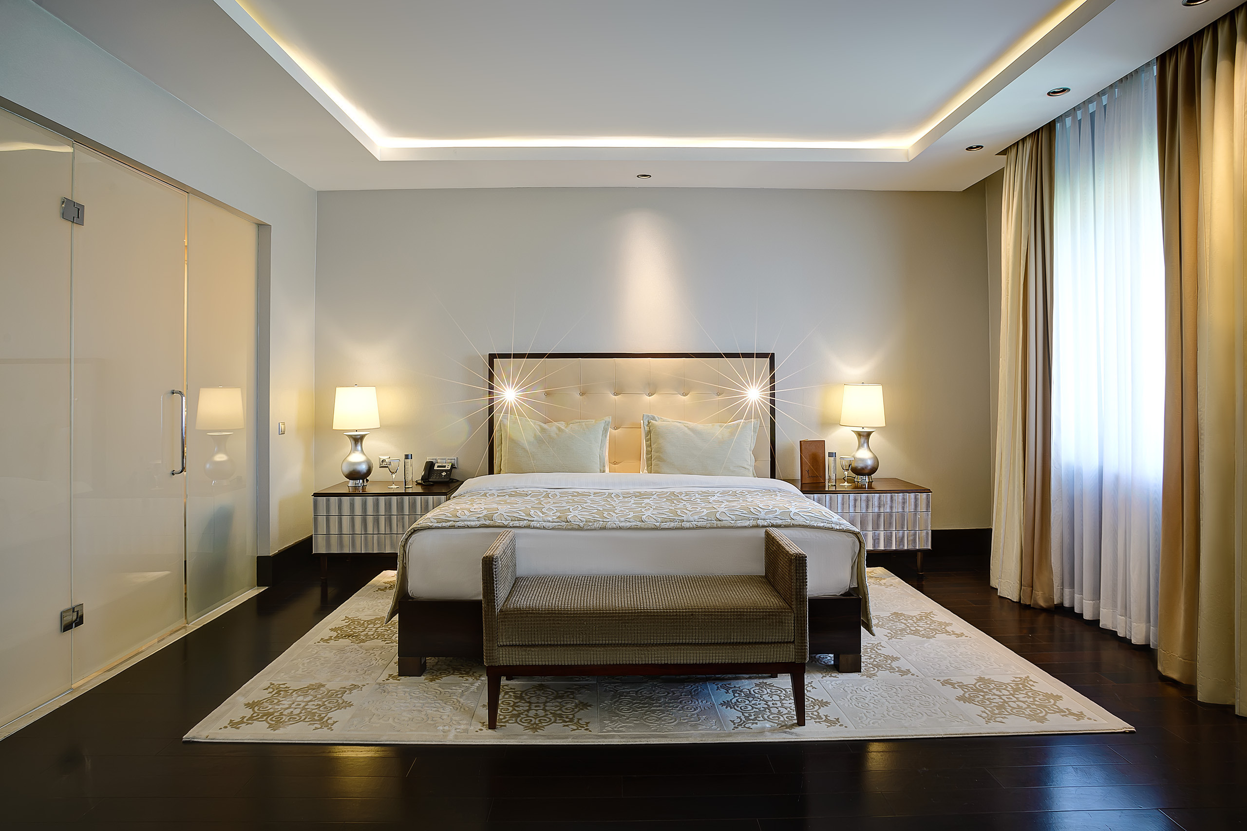 Интерьерная съемка номеров RIXOS BOROVOE. Фотограф-дизайнер Лейла Кабди