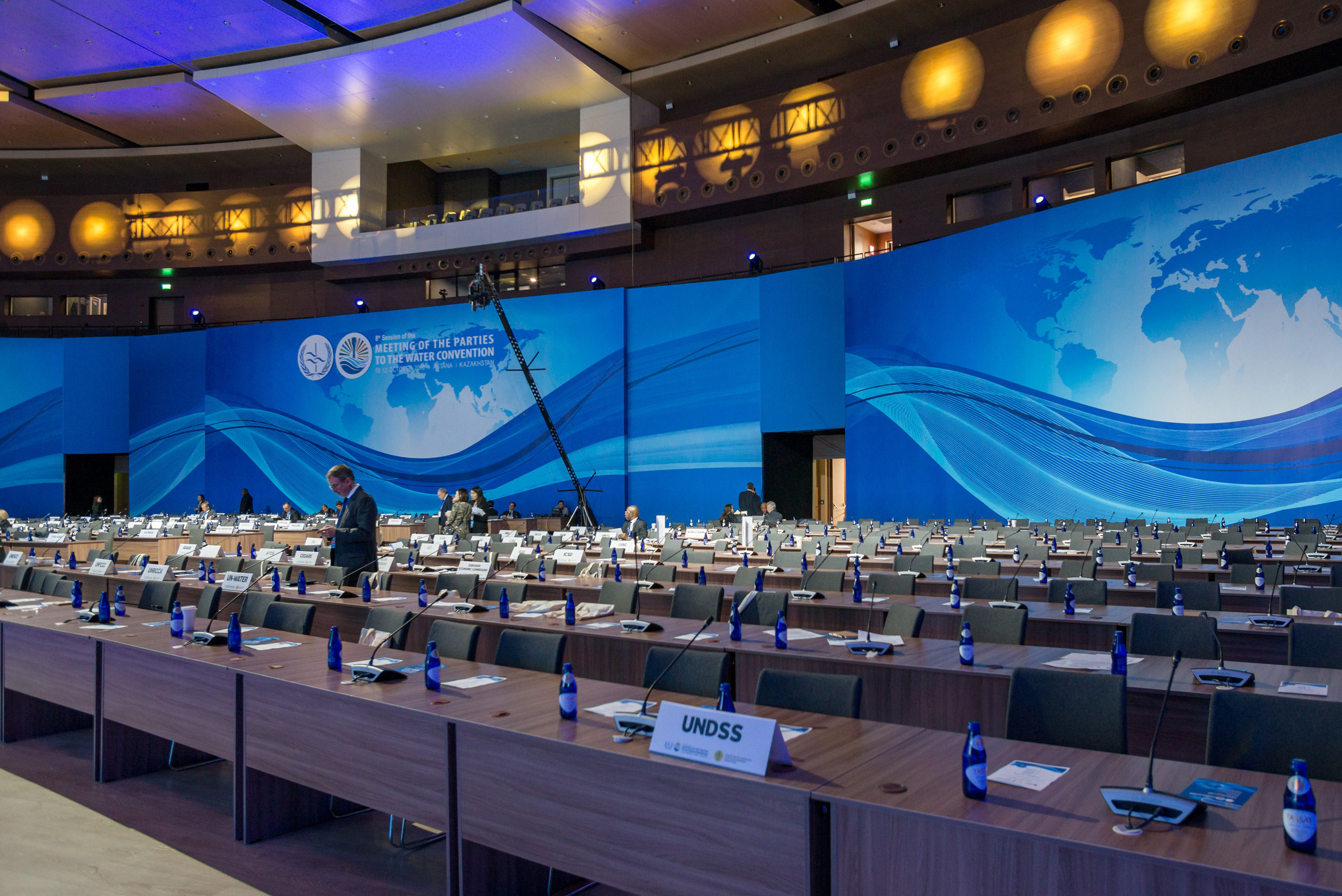 Репортажная съемка сессии ООН в Астане по проблемам воды. Фотограф-дизайнер Лейла Кабди