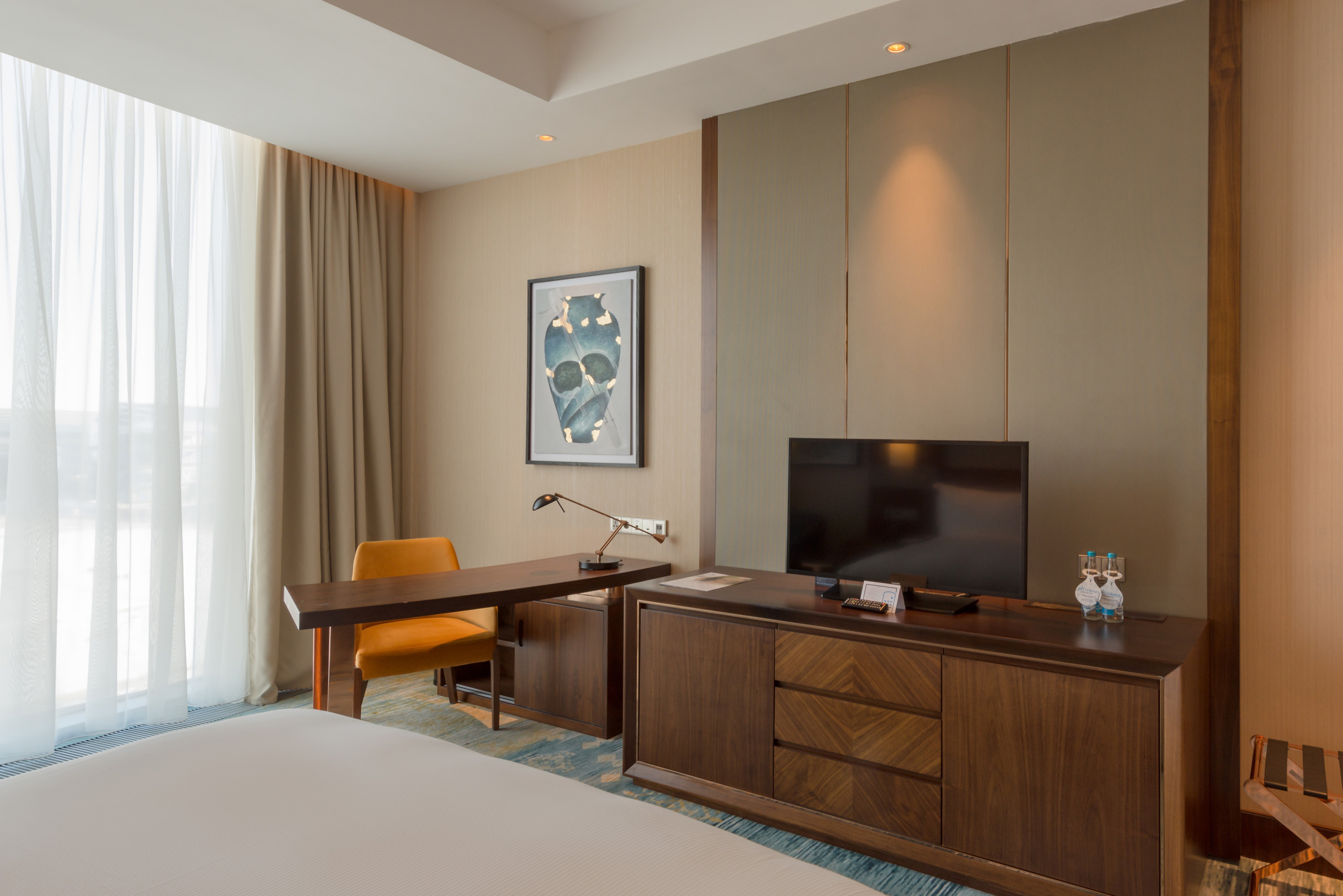 Интерьерная съемка номеров HILTON ASTANA. Фотограф-дизайнер Лейла Кабди