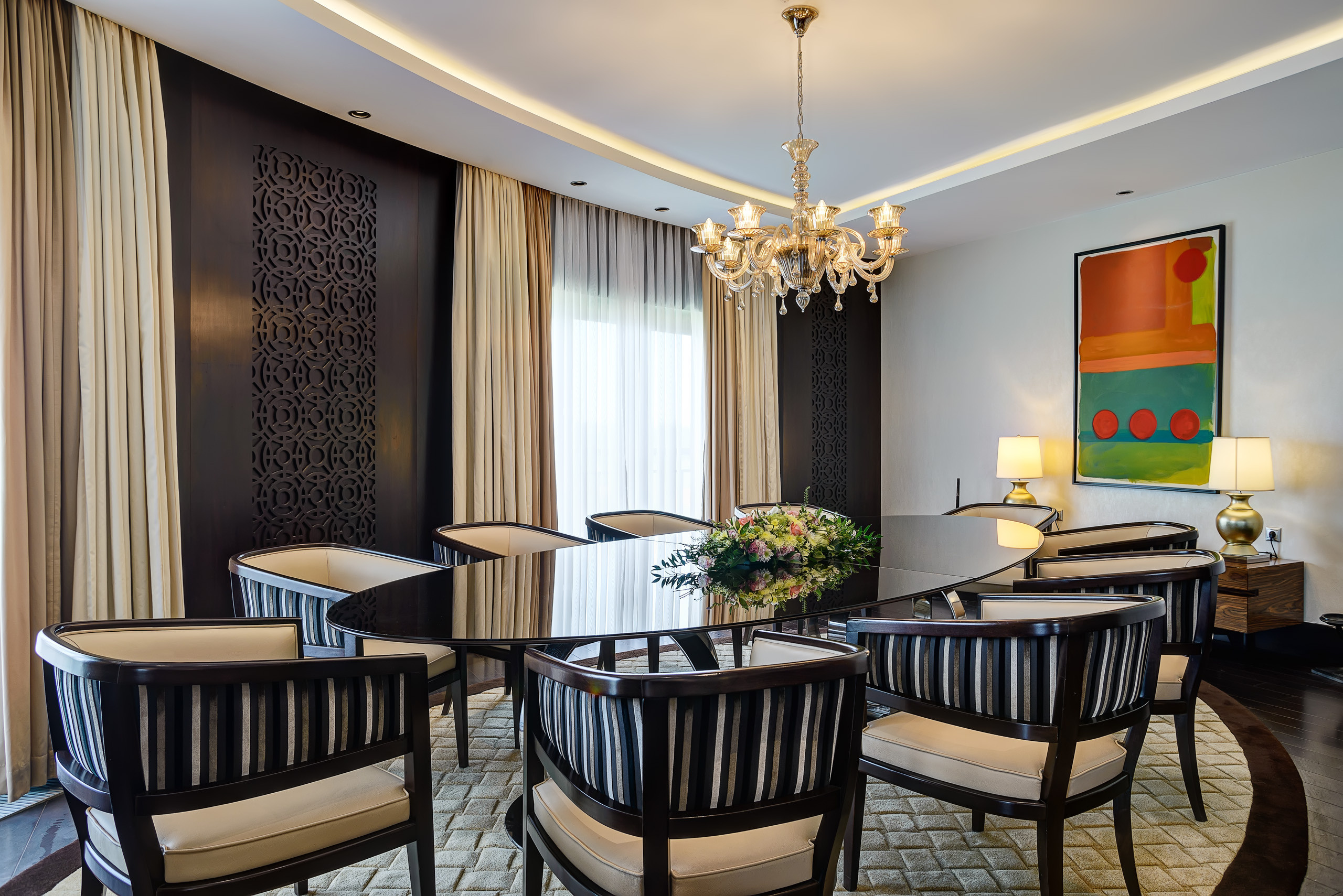 Интерьерная съемка номеров RIXOS BOROVOE. Фотограф-дизайнер Лейла Кабди