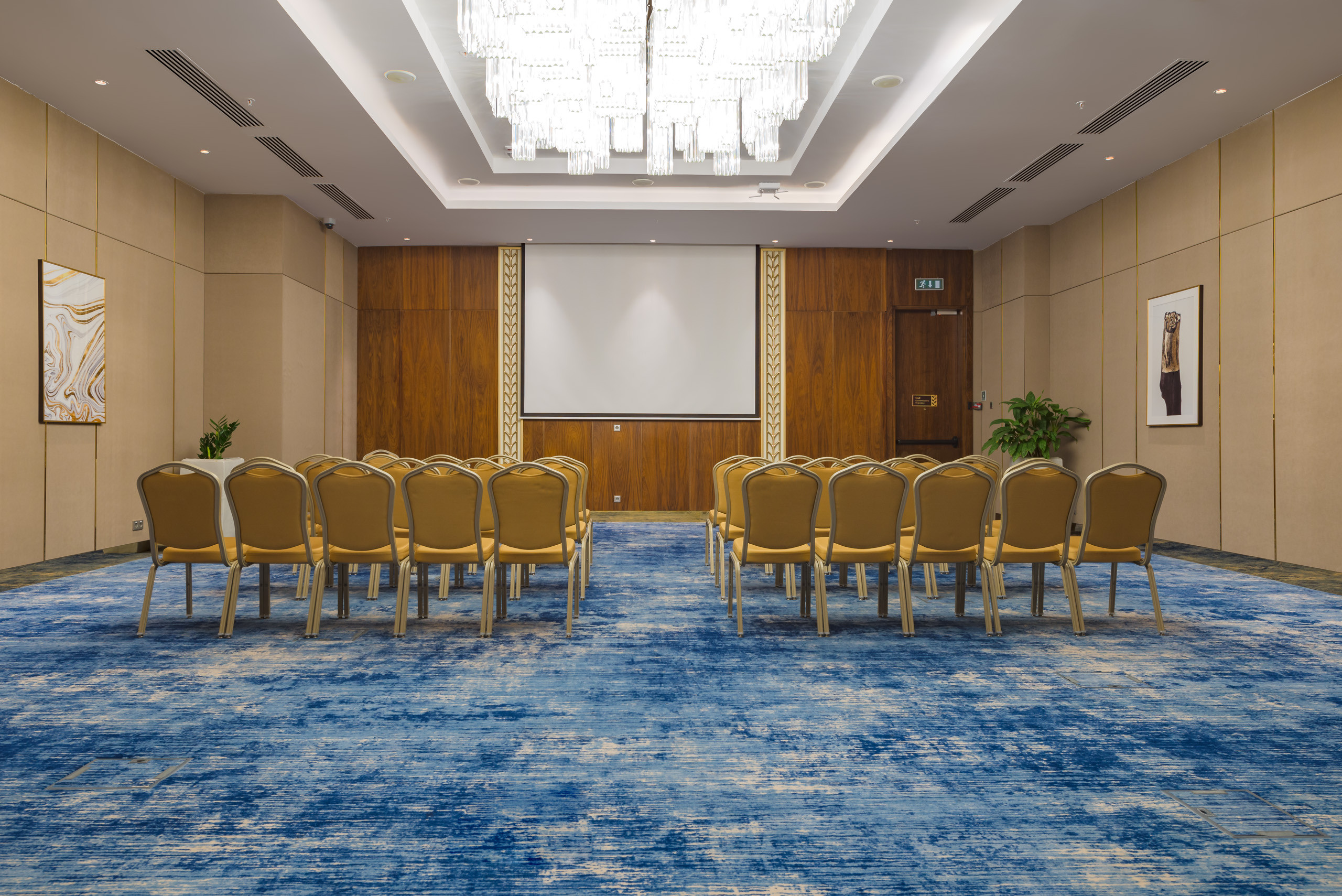 Интерьерная съемка конференц-холлов HILTON ASTANA. Фотограф-дизайнер Лейла Кабди