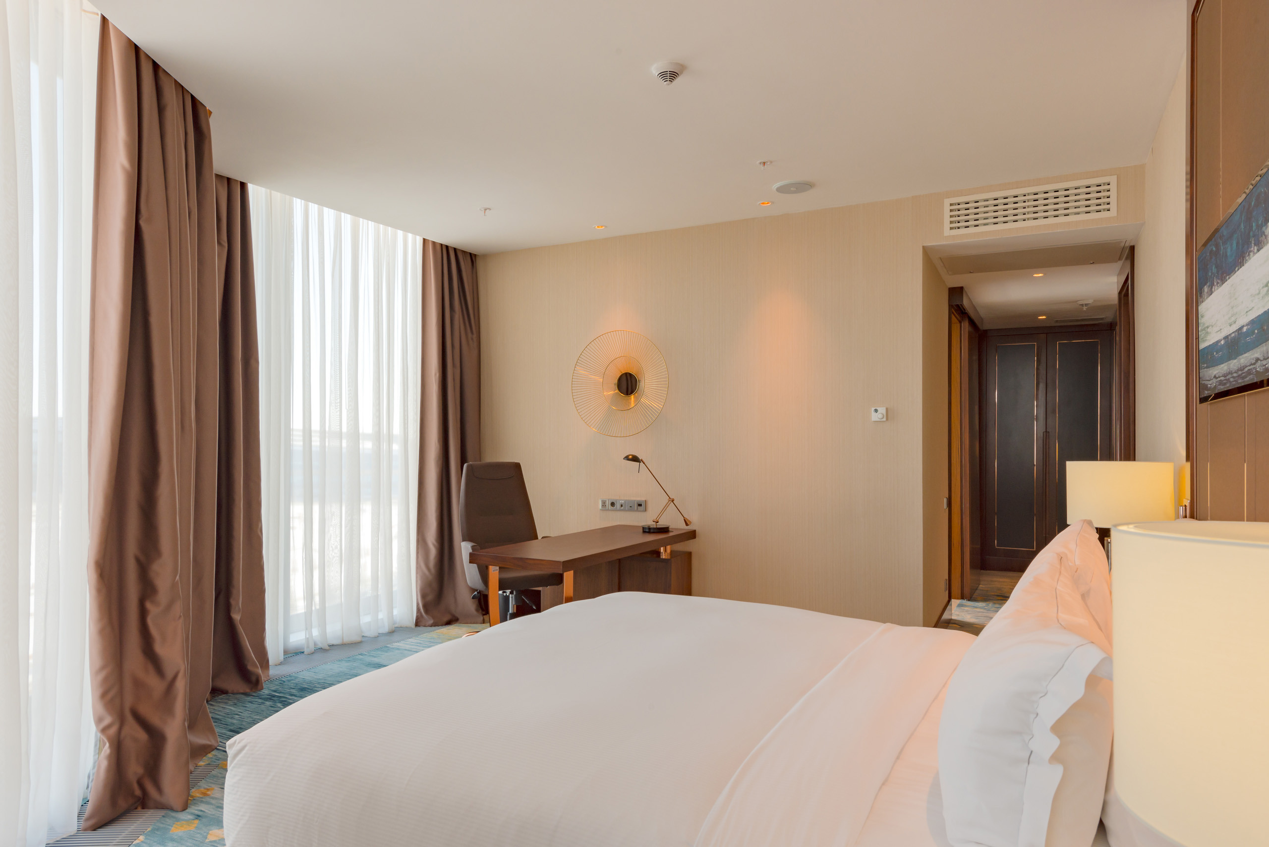 Интерьерная съемка номеров HILTON ASTANA. Фотограф-дизайнер Лейла Кабди