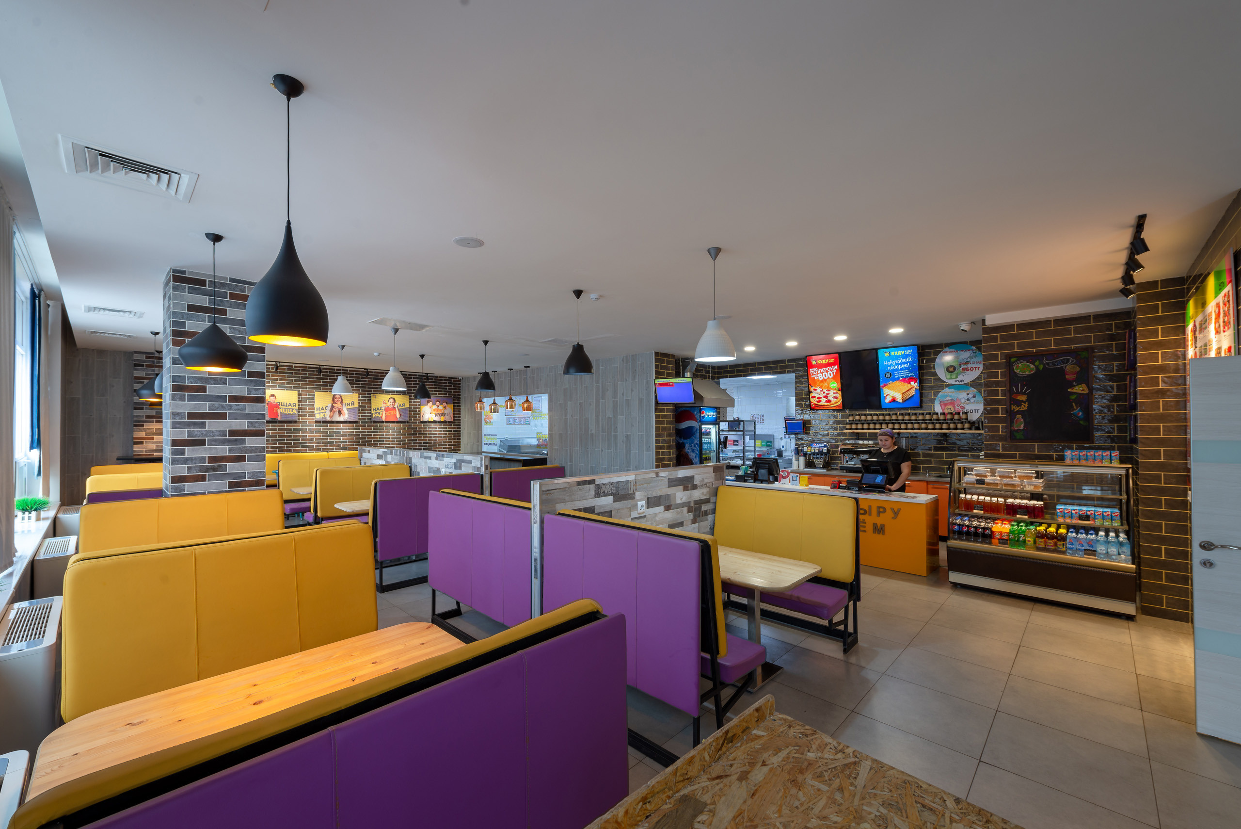 Интерьерная съемка для пиццерии KUDU. Фотограф-дизайнер Лейла Кабди