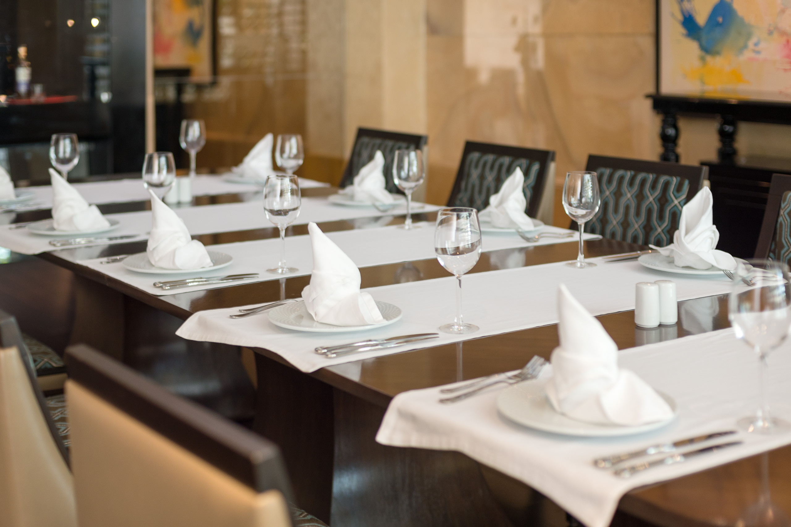 Интерьерная съемка ресторанов RIXOS BOROVOE. Фотограф-дизайнер Лейла Кабди