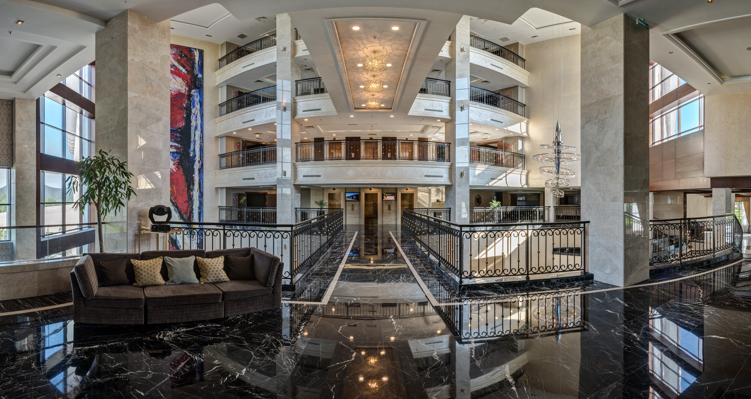 Архитектура отеля RIXOS BOROVOE. Фотограф-дизайнер Лейла Кабди