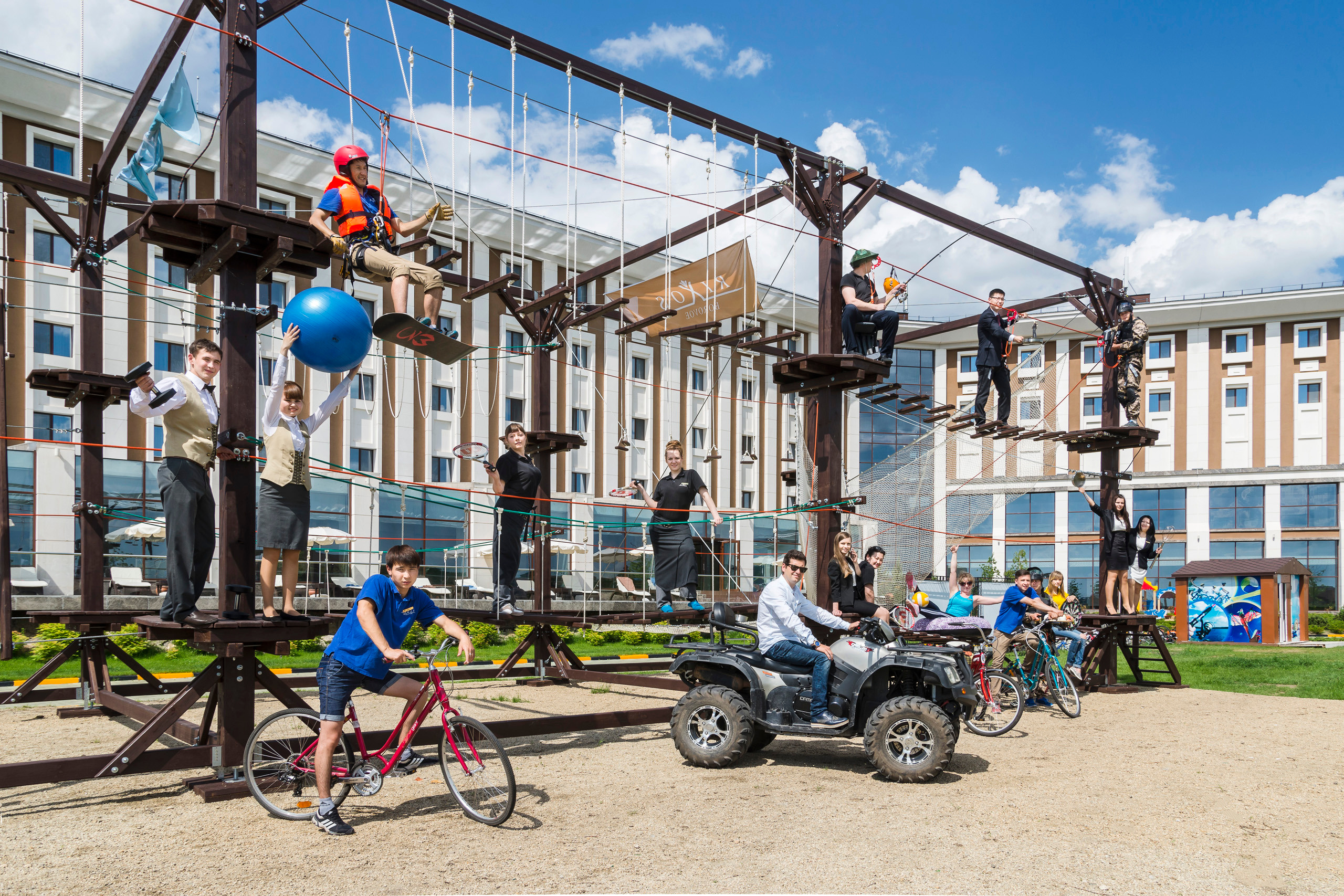 Съемка для рекламных буклетов отеля RIXOS BOROVOE. Фотограф-дизайнер Лейла Кабди