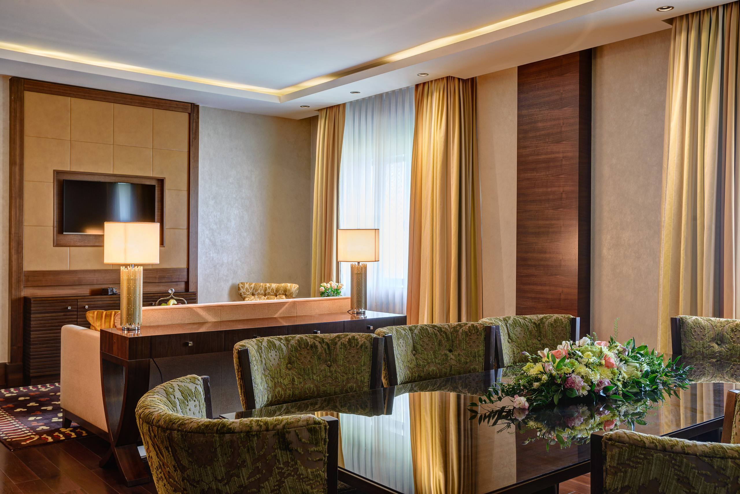 Интерьерная съемка номеров RIXOS BOROVOE. Фотограф-дизайнер Лейла Кабди